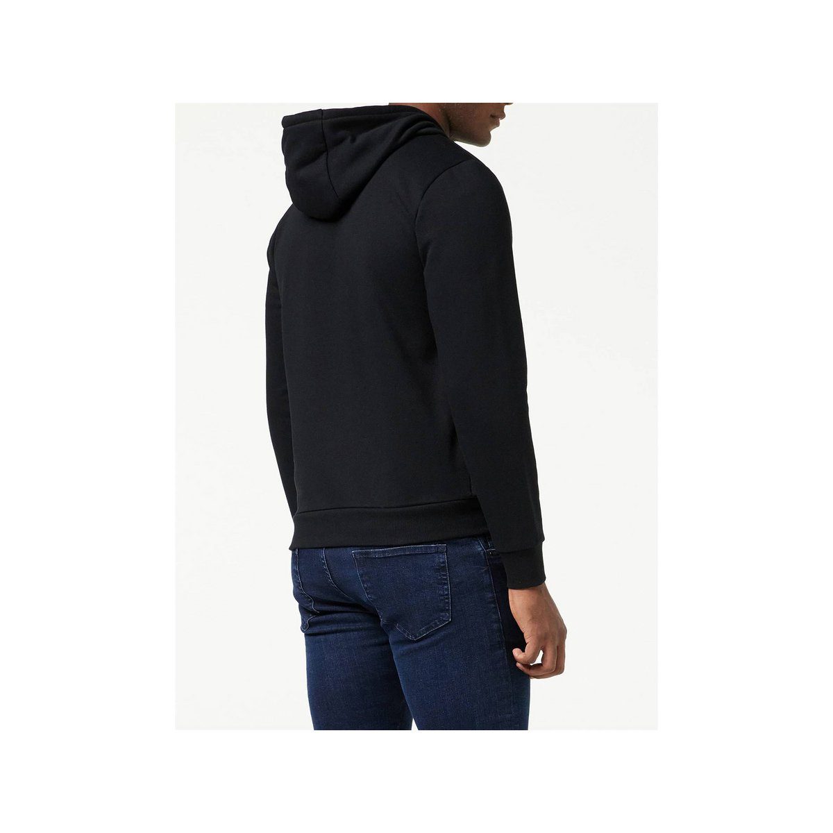Sweatshirt schwarz (1-tlg) London Hackett