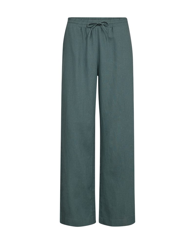 FREEQUENT Leinenhose FQLAVA-PANT Sommerhose aus Leinenmix und mit Kordelzug