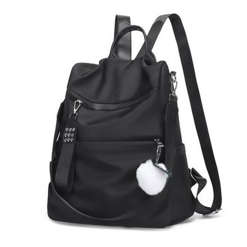 FIDDY Cityrucksack Damen modischer Freizeitrucksack (Rucksack mit Vintage-Stil, einfarbig und großem Fassungsvermögen, Kleiner Herrenrucksack)