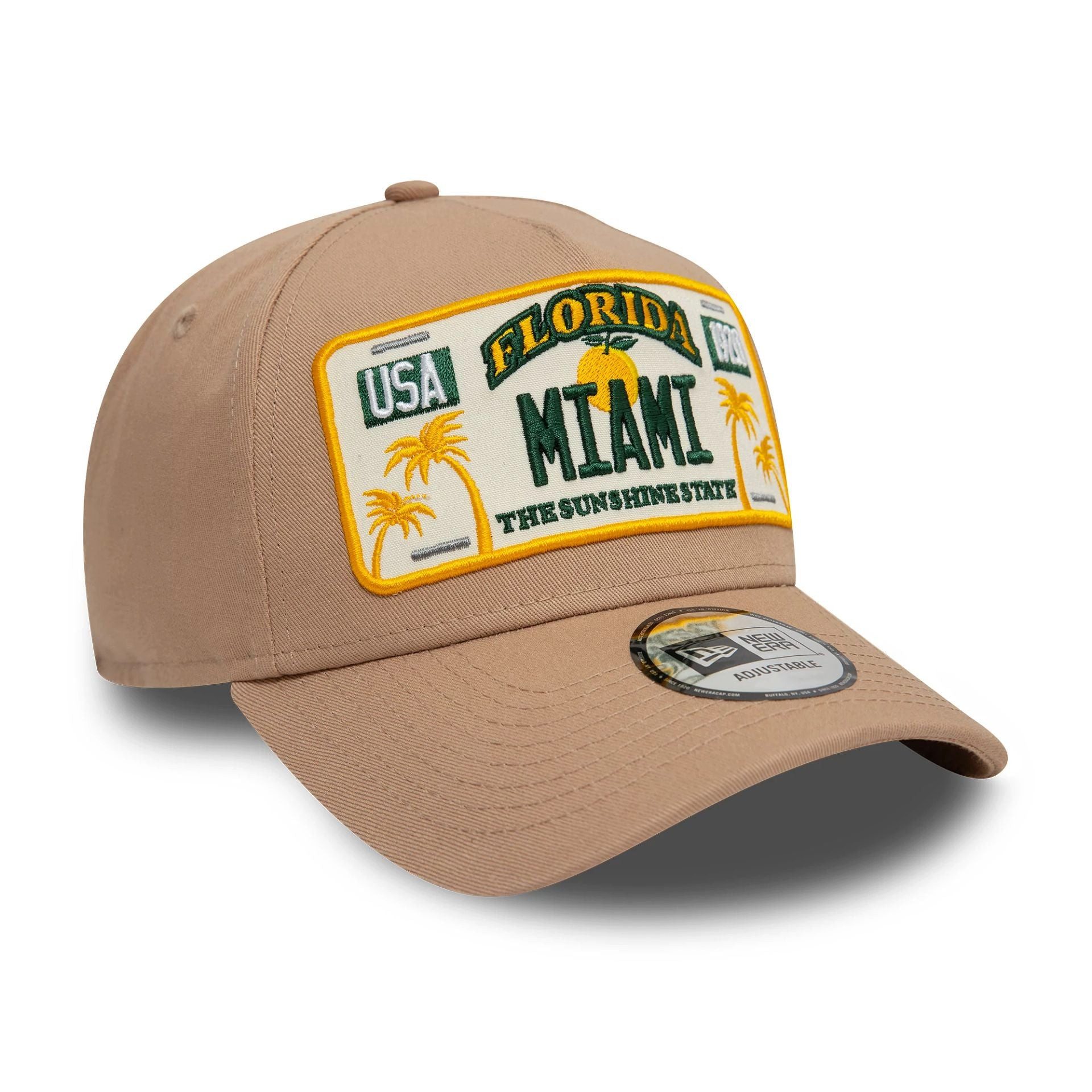 New Era Snapback Cap 9FORTY A-Frame Miami License Plate