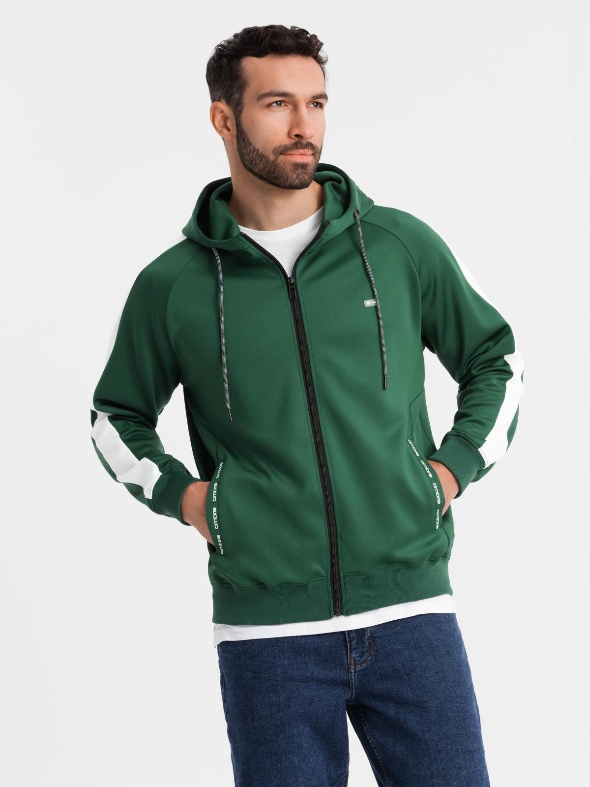 OMBRE Sweatjacke Herren-Kapuzenpulli mit Reißverschluss und günstig online kaufen