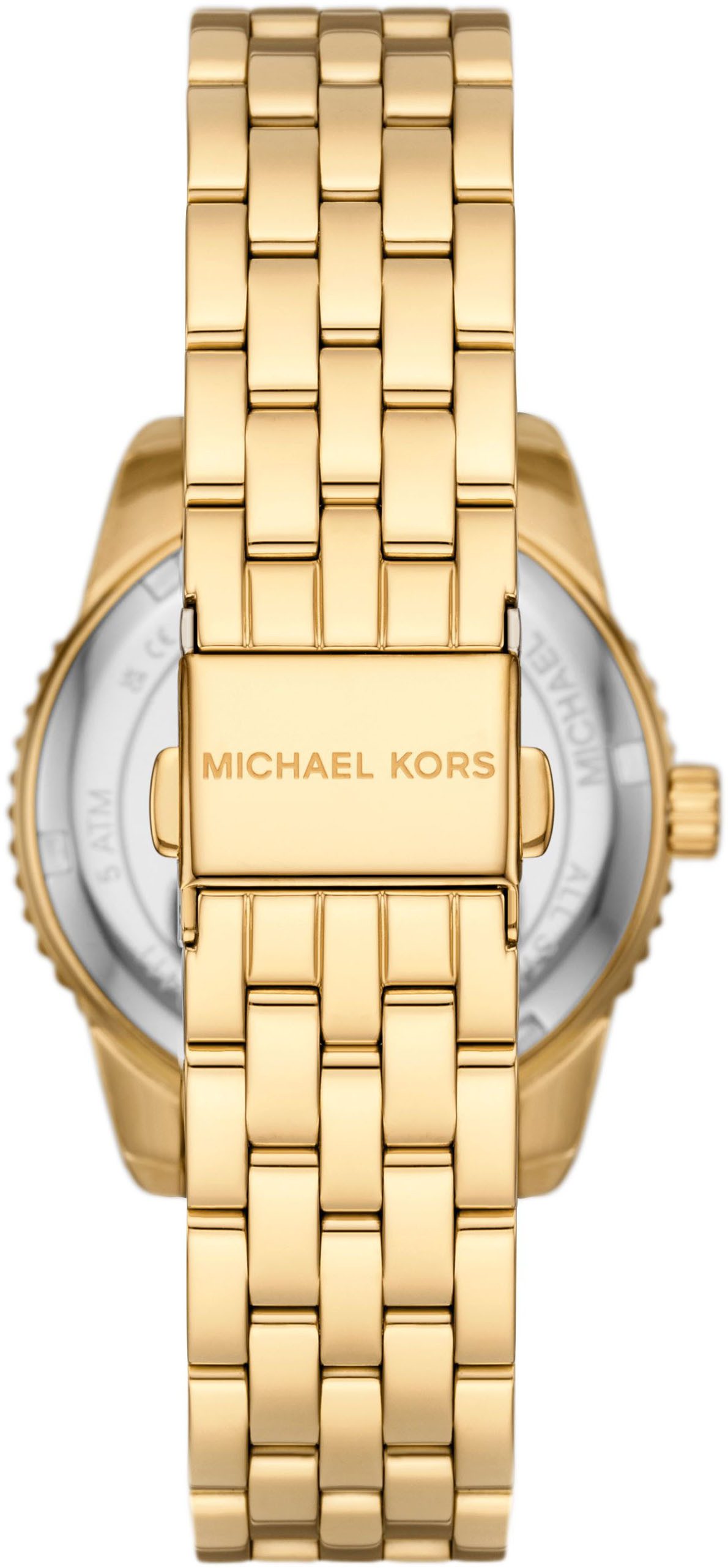 MICHAEL KORS Quarzuhr BRYANT MK-Logo MK7540, Armbanduhr, Damenuhr, Edelstahlarmband, analog, Glassteine
