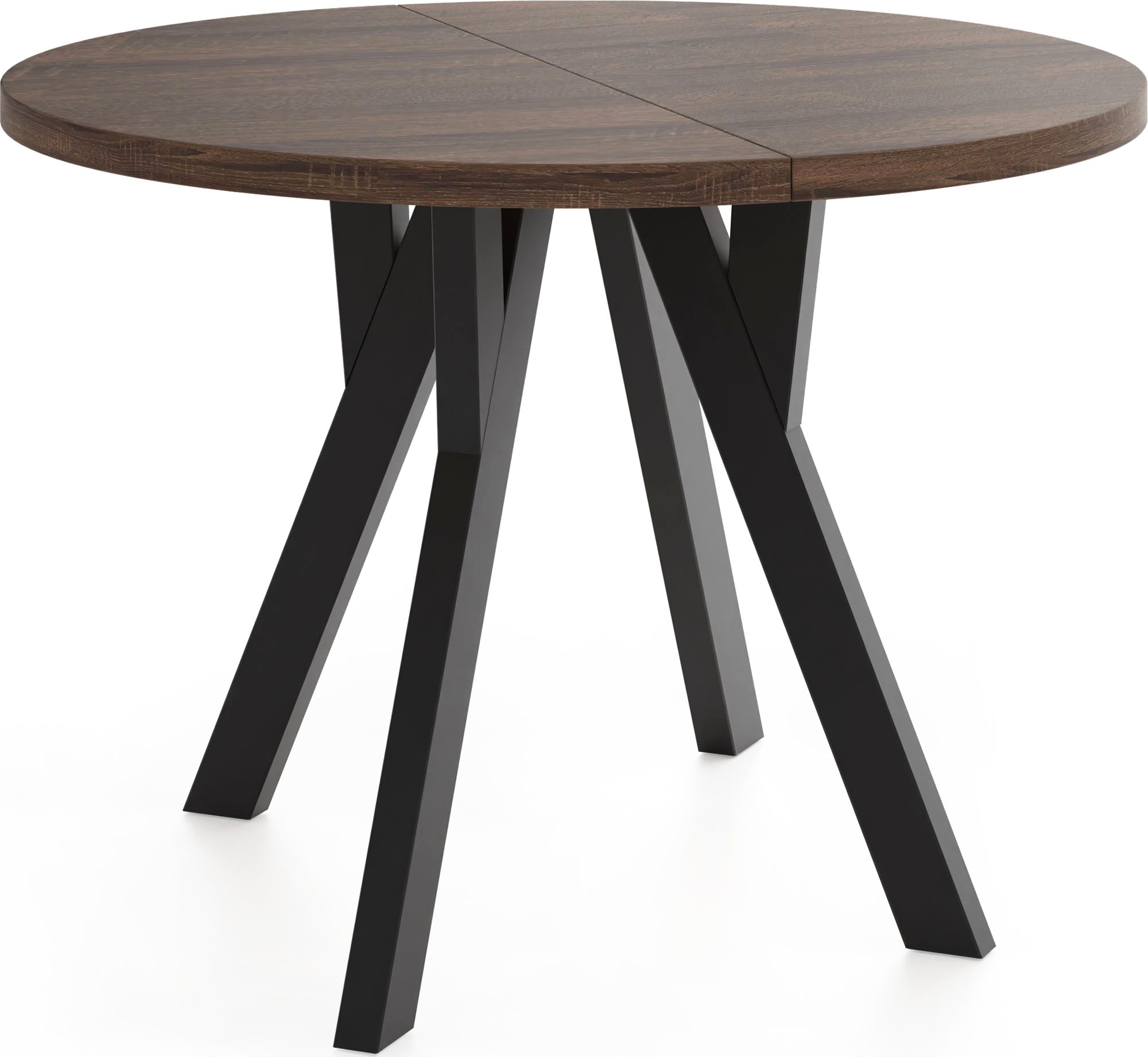 WFL GROUP Esstisch Avero Black (vier Größen – 80/90/100/100 cm, ausziehbar günstig online kaufen