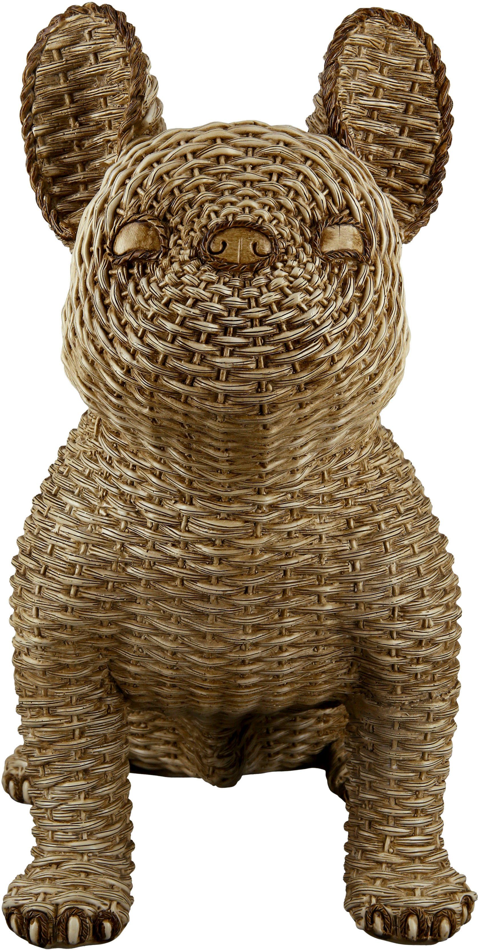 St) (1 in Mops Tierfigur Casablanca Rattanoptik Gilde by