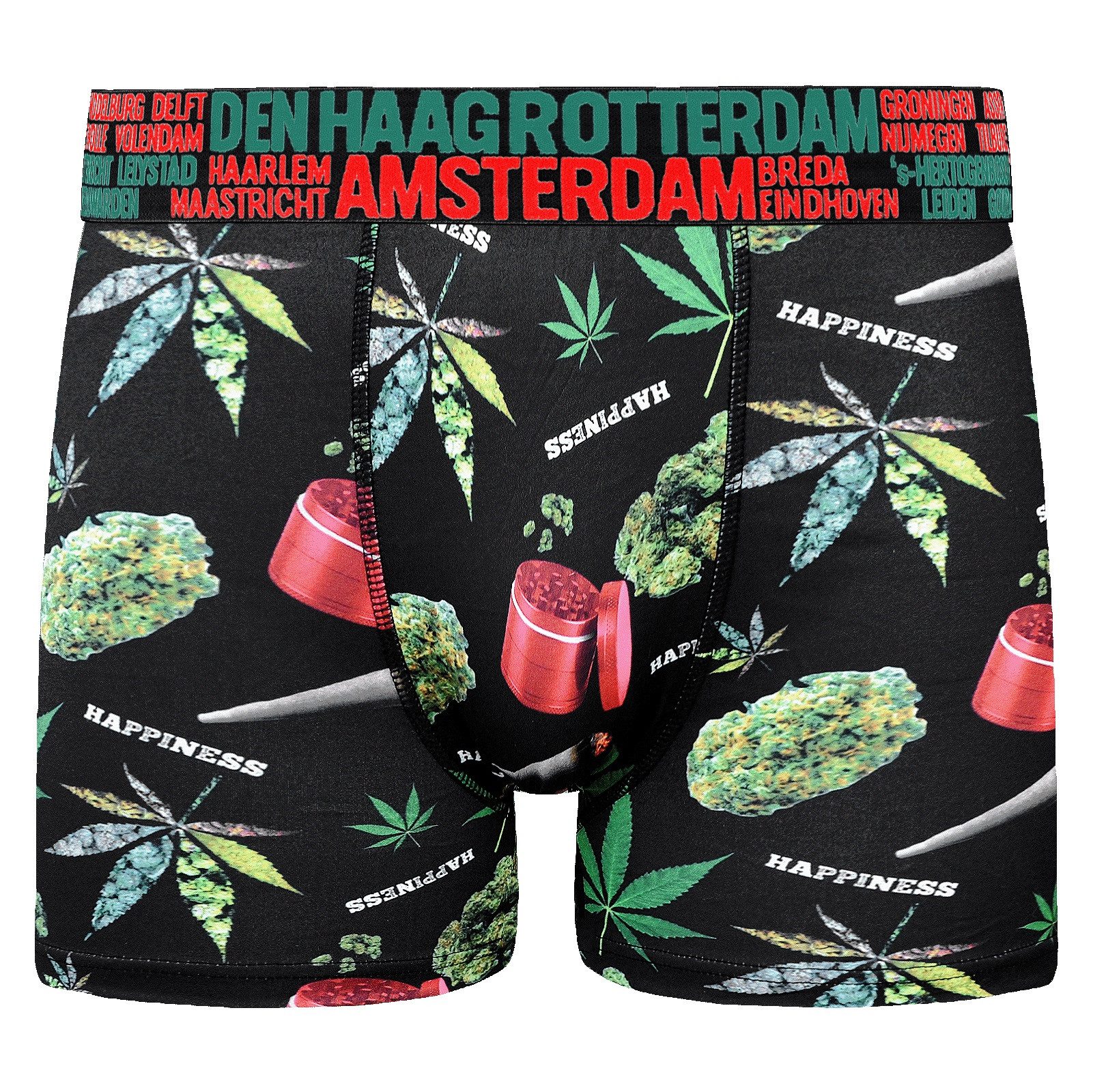 Boxershorts Herren Boxershort City Boxershorts "Happiness" Amsterdam 025 Größe: XL