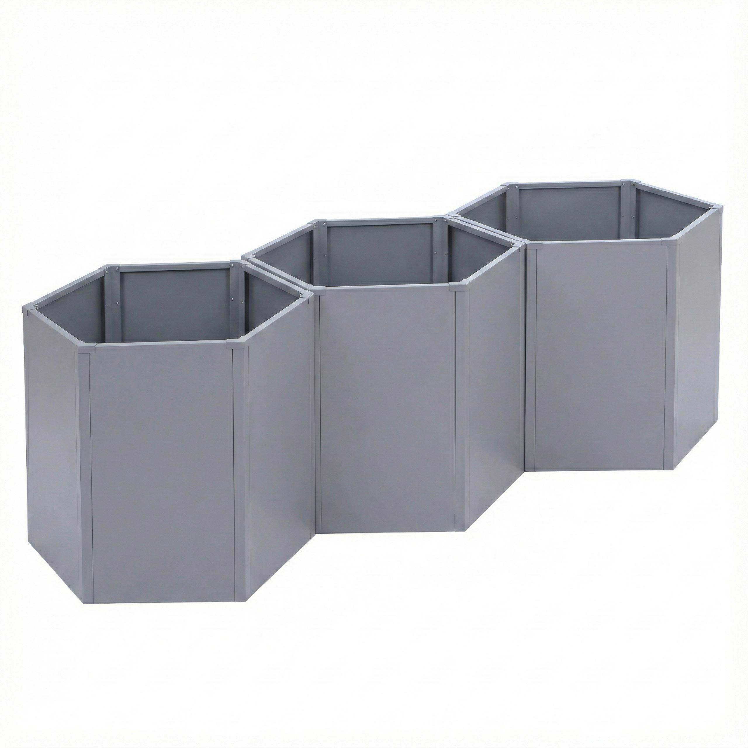 MCW Hochbeet MCW-P64-3S (Set, 3er-Set), Kratzfest und pflegeleicht