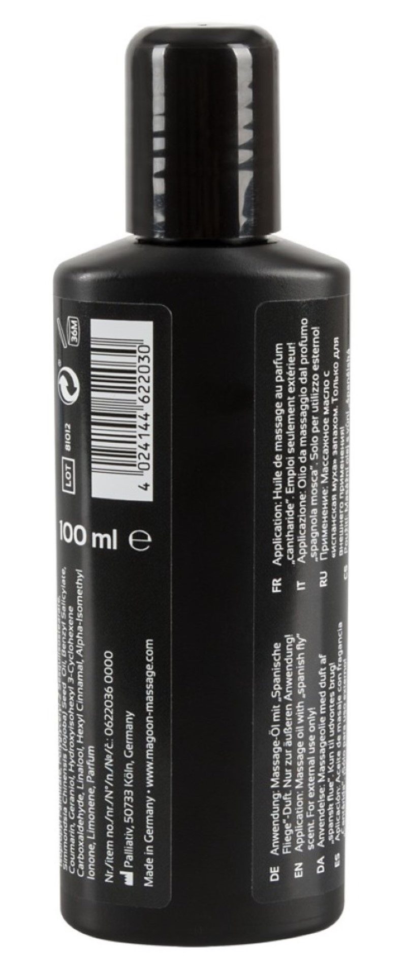 Magoon Gleit- & Massageöl 100 ml - Magoon - Span.Fliege Mass. - Öl 100 ml