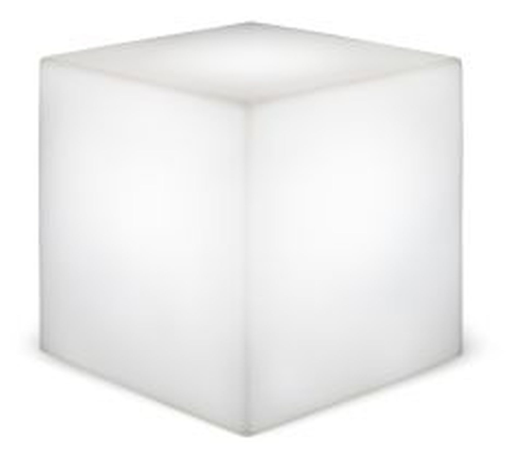 Licht-Erlebnisse Außen-Stehlampe VINKLAD, LED, Solar Leuchtwürfel LED Farbwechsler Dimmer Fernbedienung B: 40 cm IP65