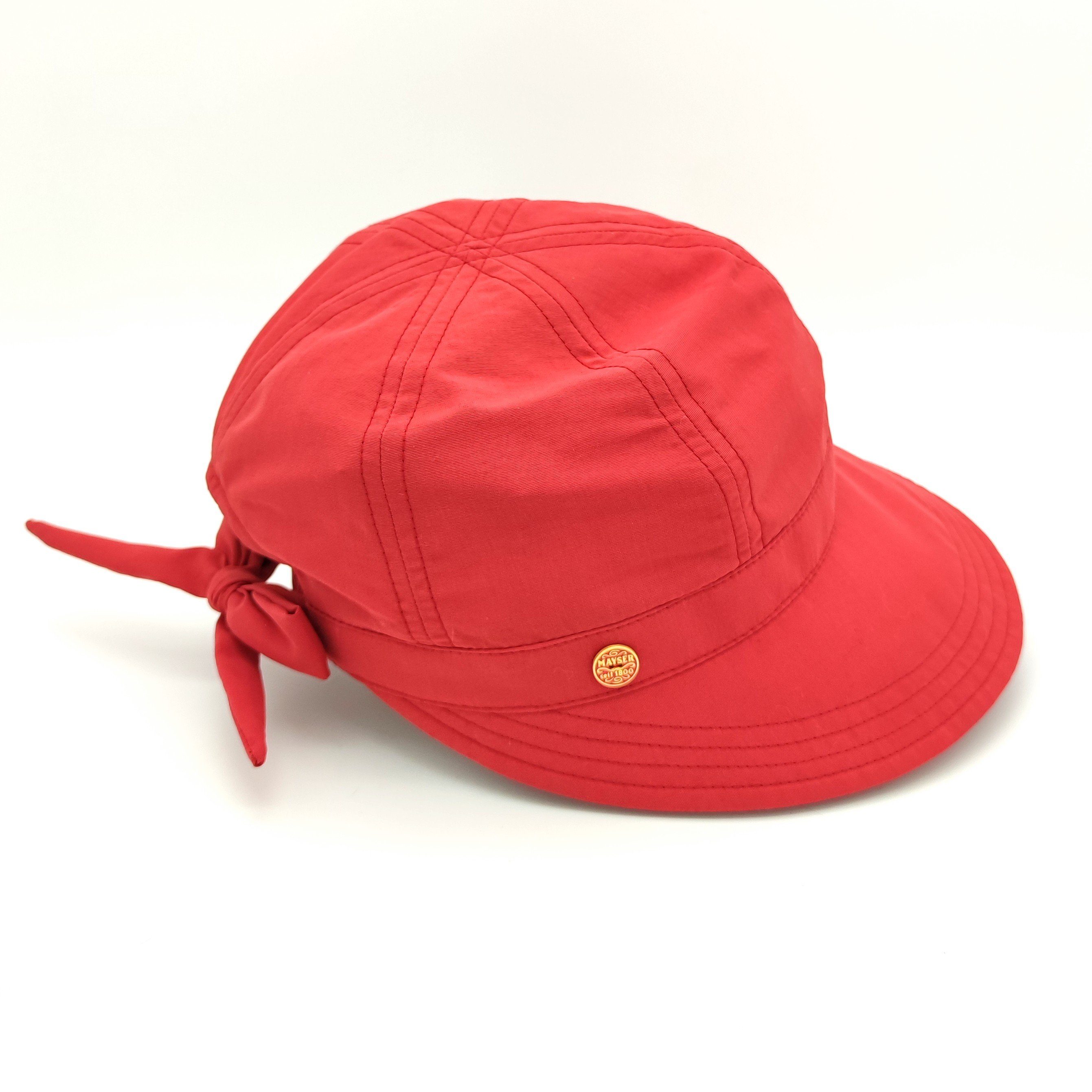 Mayser Sonnenhut Amy Schirmkappe rot