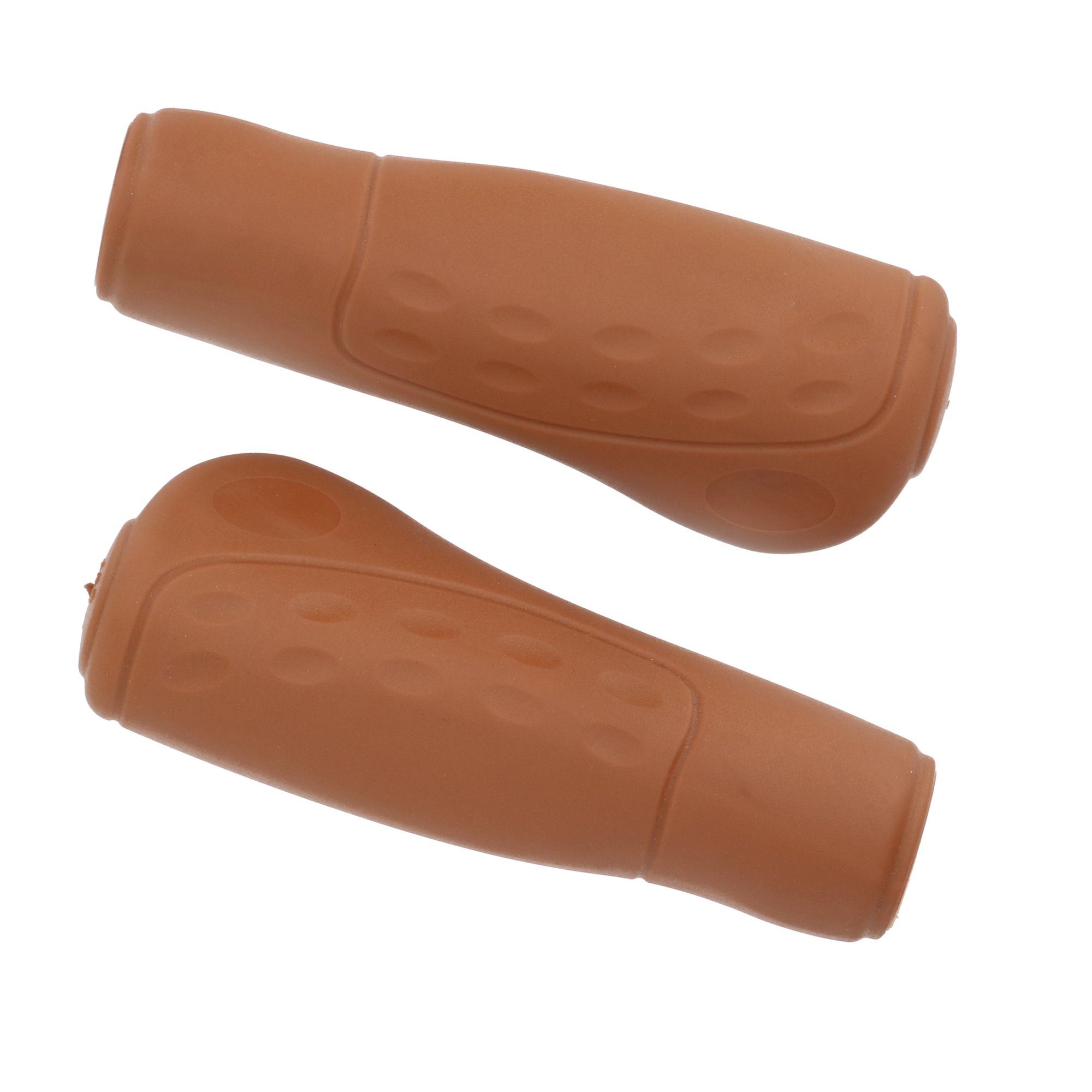 Westphal Fahrradlenkergriff Griffe 122 mm NR 436 Ellipsis rehbraun paarweise TPE Lenkergriff