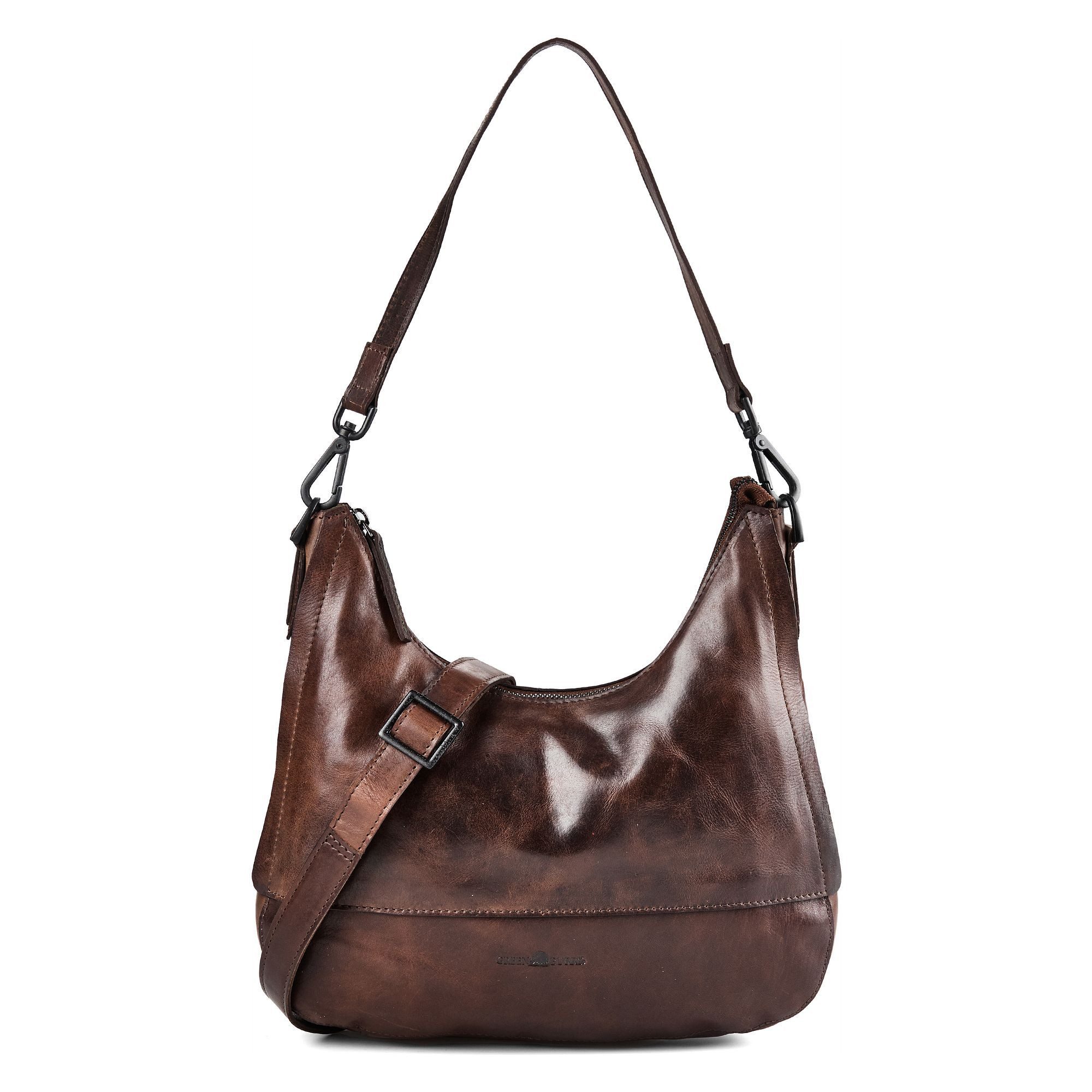 Greenburry Schultertasche Newport, Leder