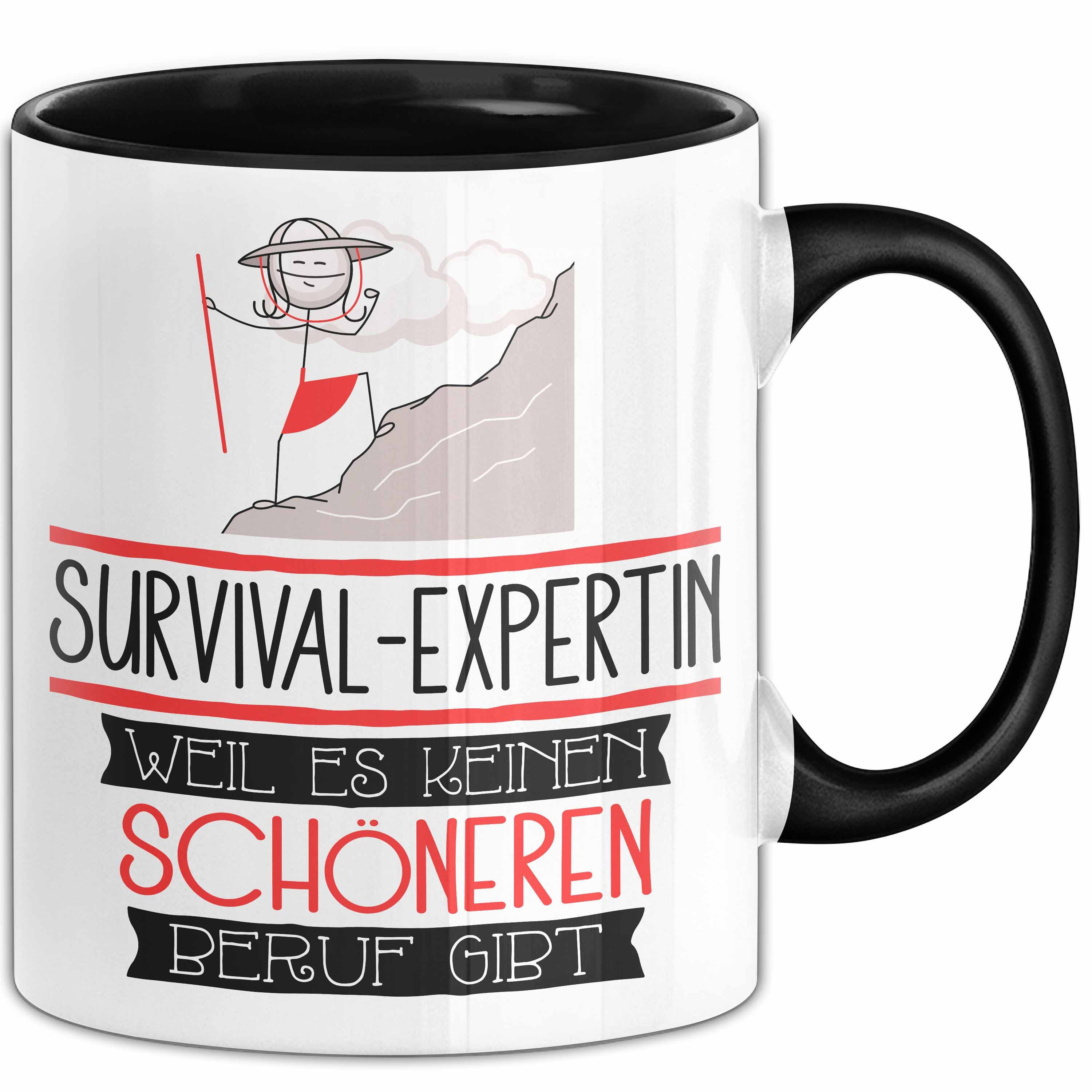 Trendation Tasse Survival-Expertin Weil Es Keinen Schöneren Beruf Gibt Tasse Geschenk