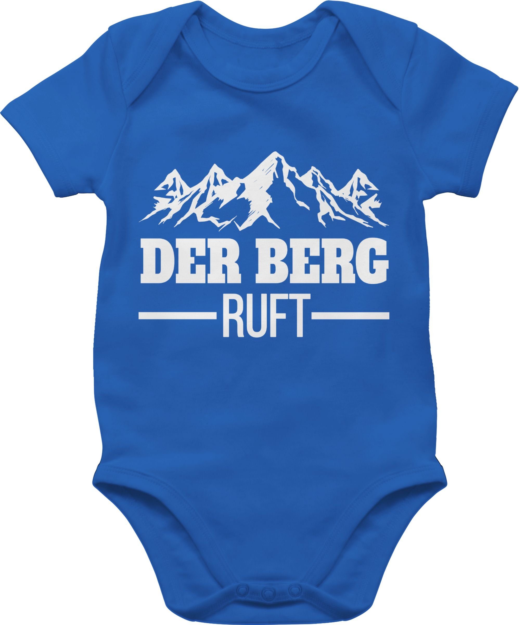 Shirtracer Shirtbody Der Berg ruft Sport & Bewegung Baby 3 Royalblau