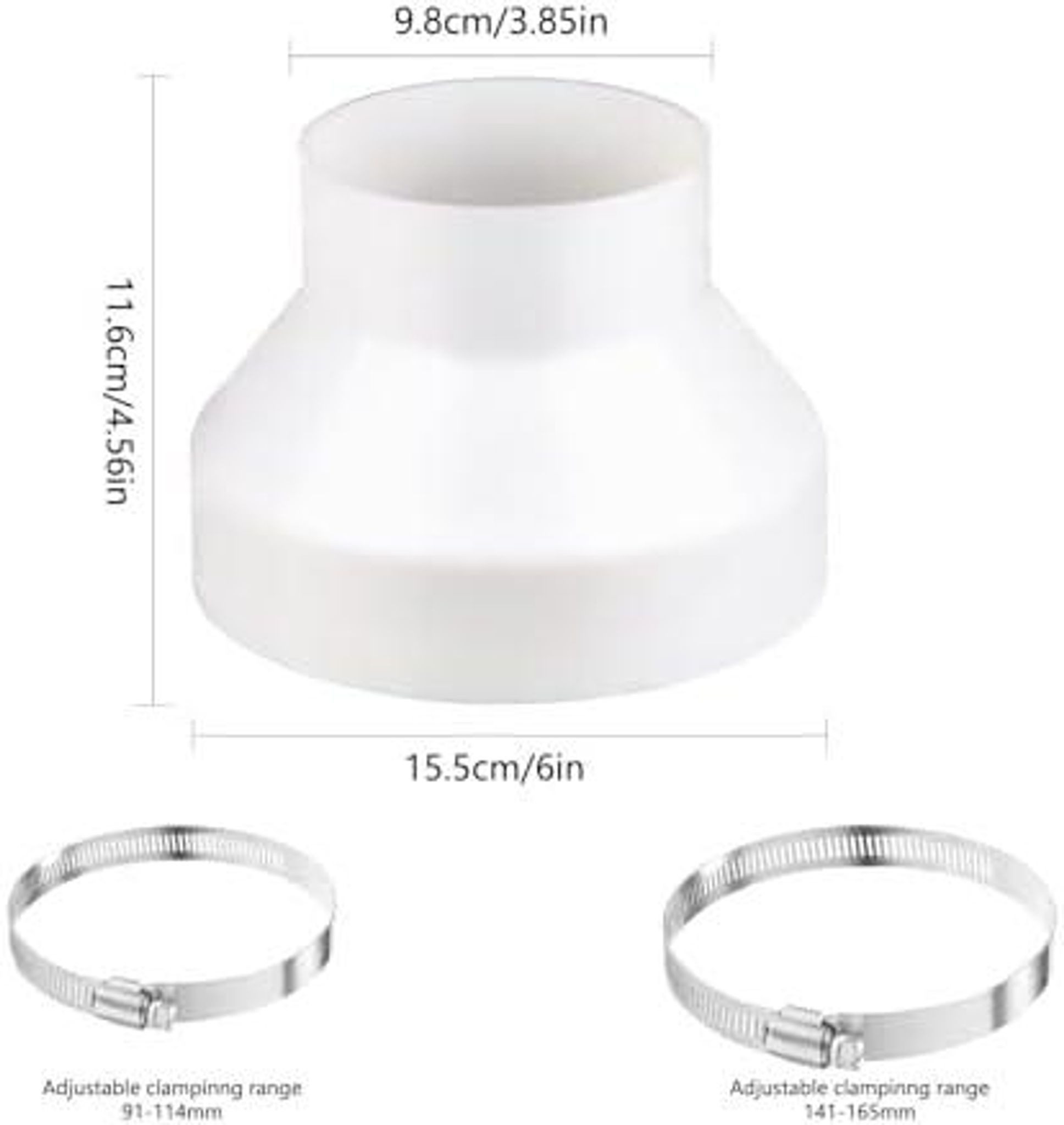 FELIXLEO Absauganlage Universal Adapter 150 auf 100 Reduzierstück Set, (1-tlg)
