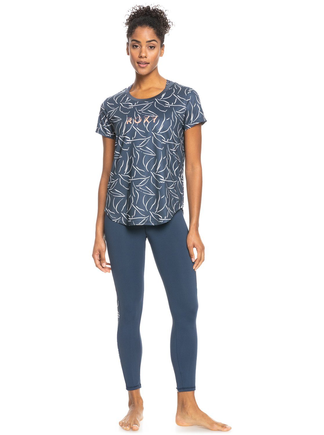 Joy Of Trainingsshirt Roxy Dance Mood Mood Tropical Indigo