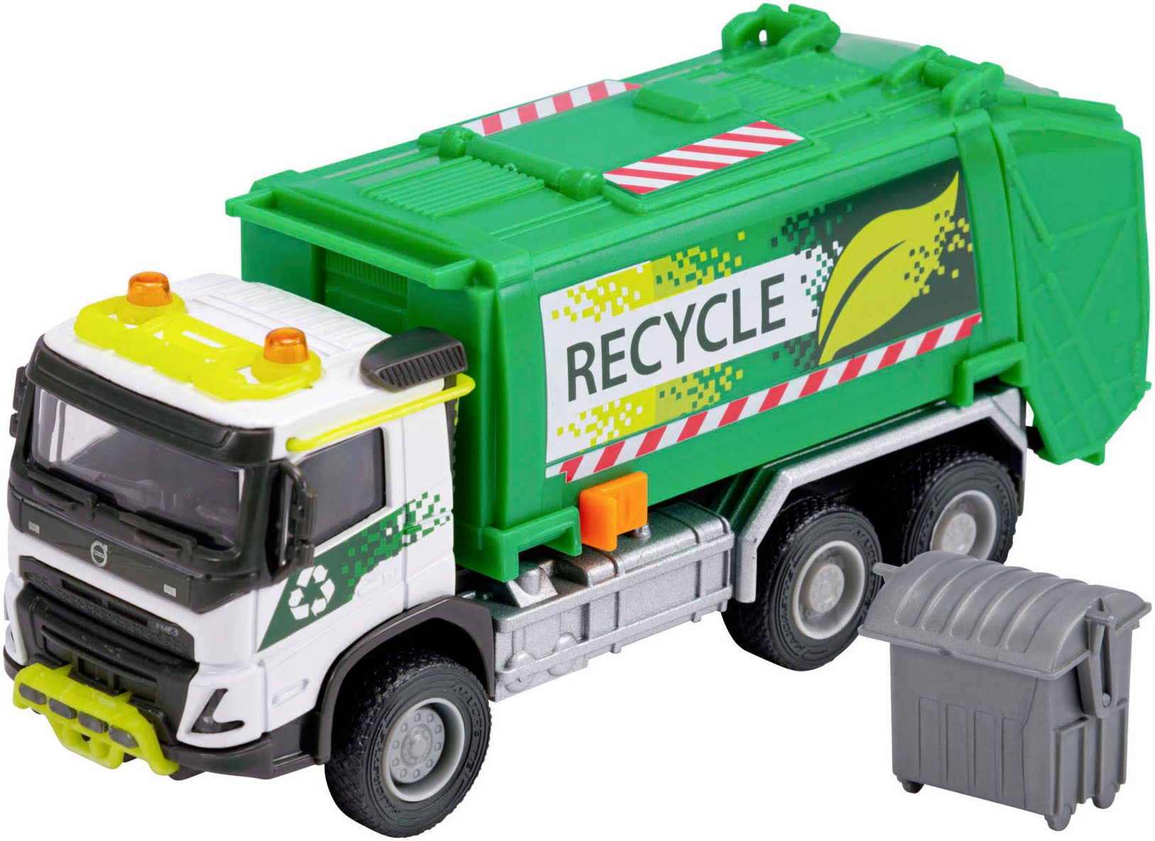 majORETTE Spielzeug-Müllwagen Volvo FMX Garbage Collector