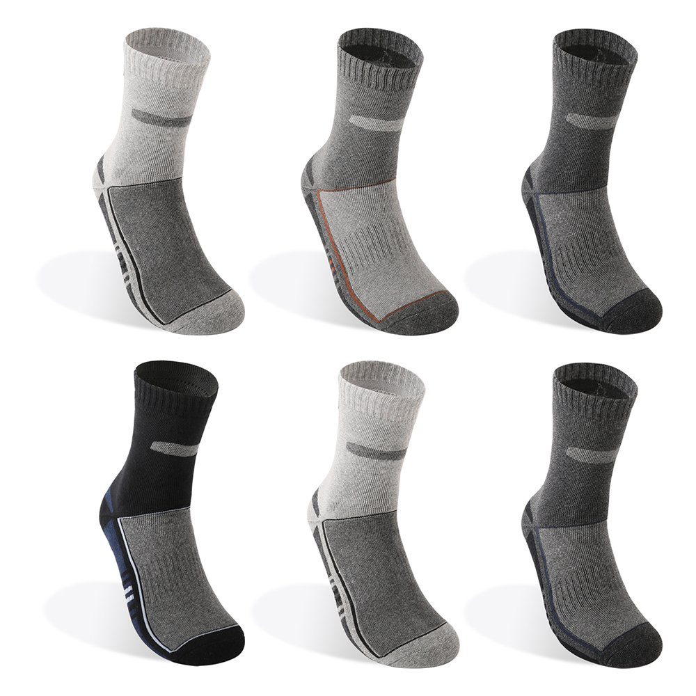 TEXEMP Thermosocken 6 Paar Thermo Socken Herren Damen Wintersocken Warme Dicke Strümpfe (Packung, 6-Paar) Wärmend - Mit Innenfrottee