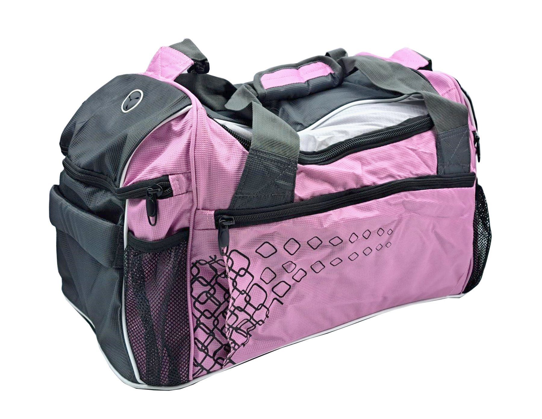 dynamic24 Sporttasche Reisetasche, Fitness rosa Training Sport Tasche Trainingstasche