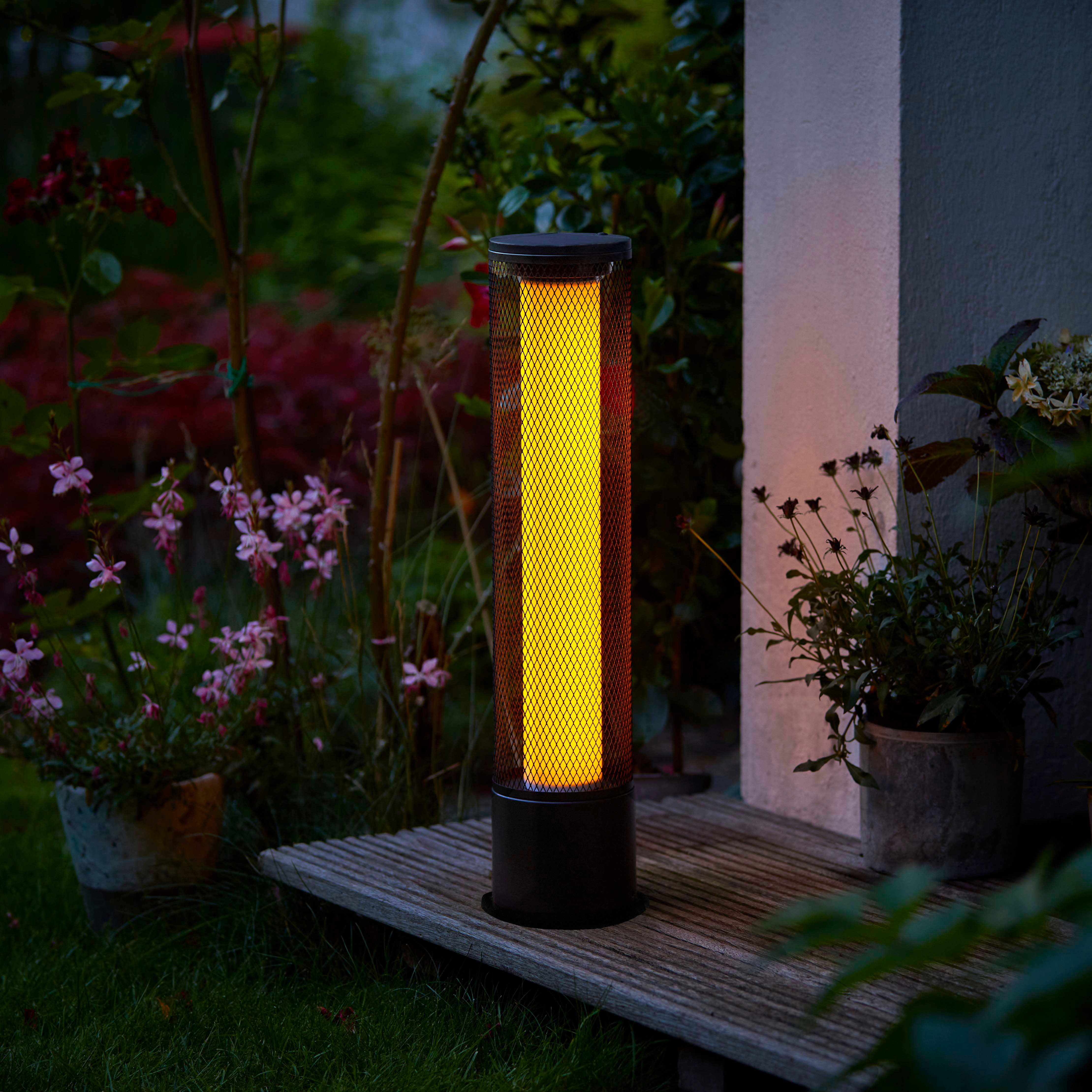 Northpoint LED Gartenleuchte Solar Flammenlichtsäule Flammen günstig online kaufen