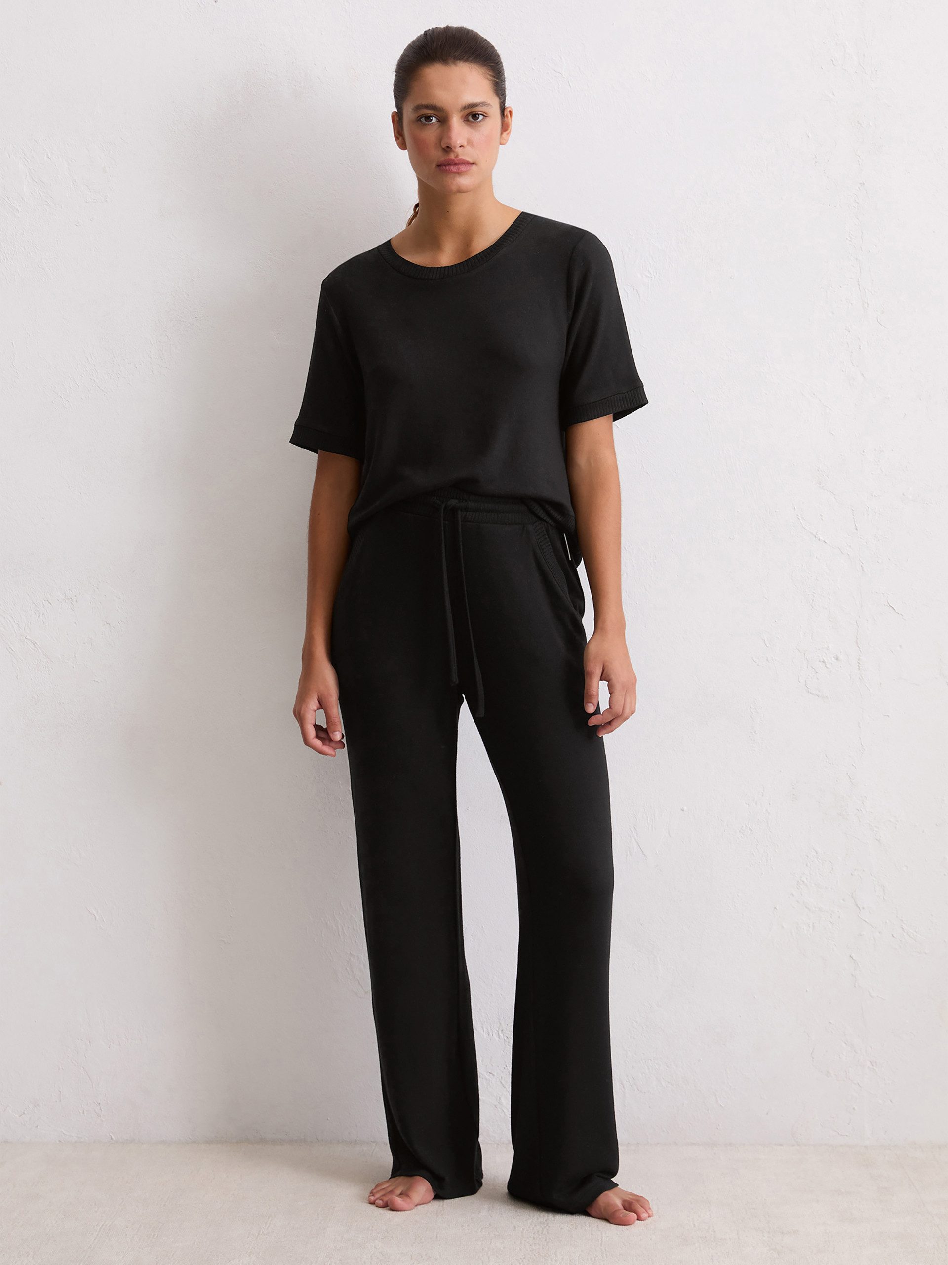 Marc O'Polo Thermohose Soft Knit Cargo Thermohose Dehnbund
