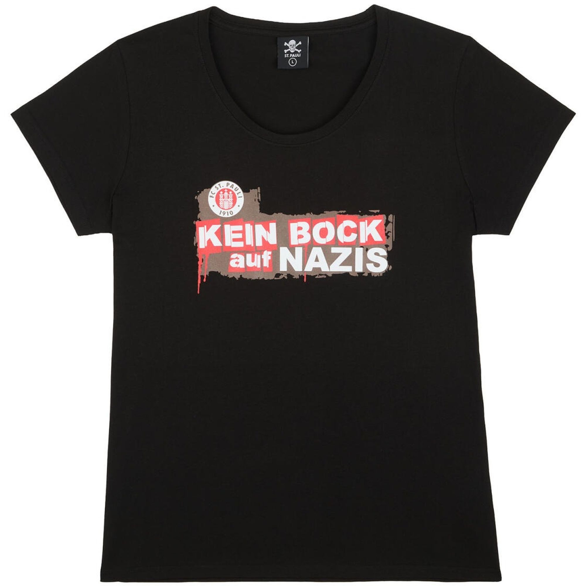 FC St. Pauli T-Shirt FC St. Pauli - T-Shirt Kein Bock auf ... tailliert - schwarz