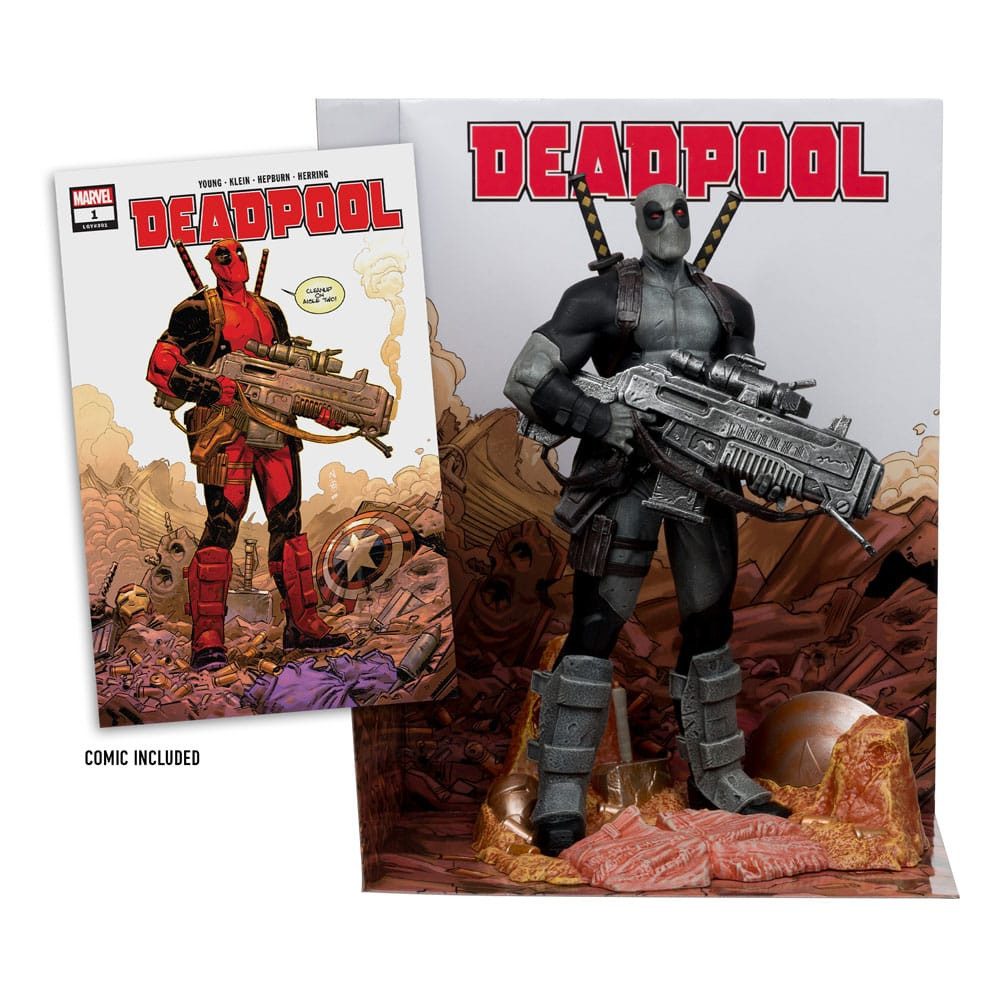McFarlane Toys Merchandise-Figur Marvel Collection 1/6 Deadpool (Deadpool #1)(Grey Suit Chase) 27 cm