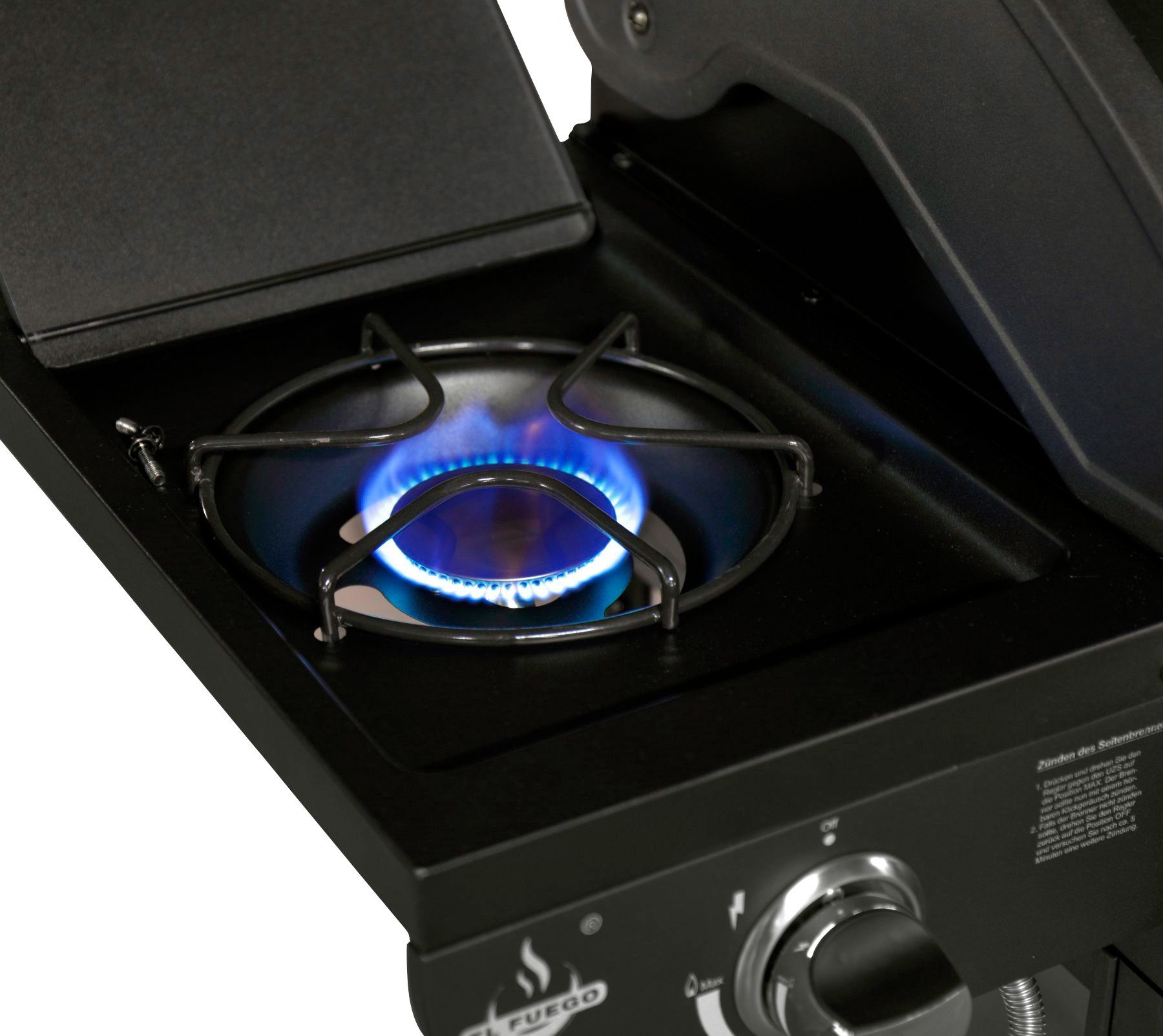 El Fuego Gasgrill Columbus 4+1, BxTxH: 130x58,5x107,5 cm – Bild 4 von 5
