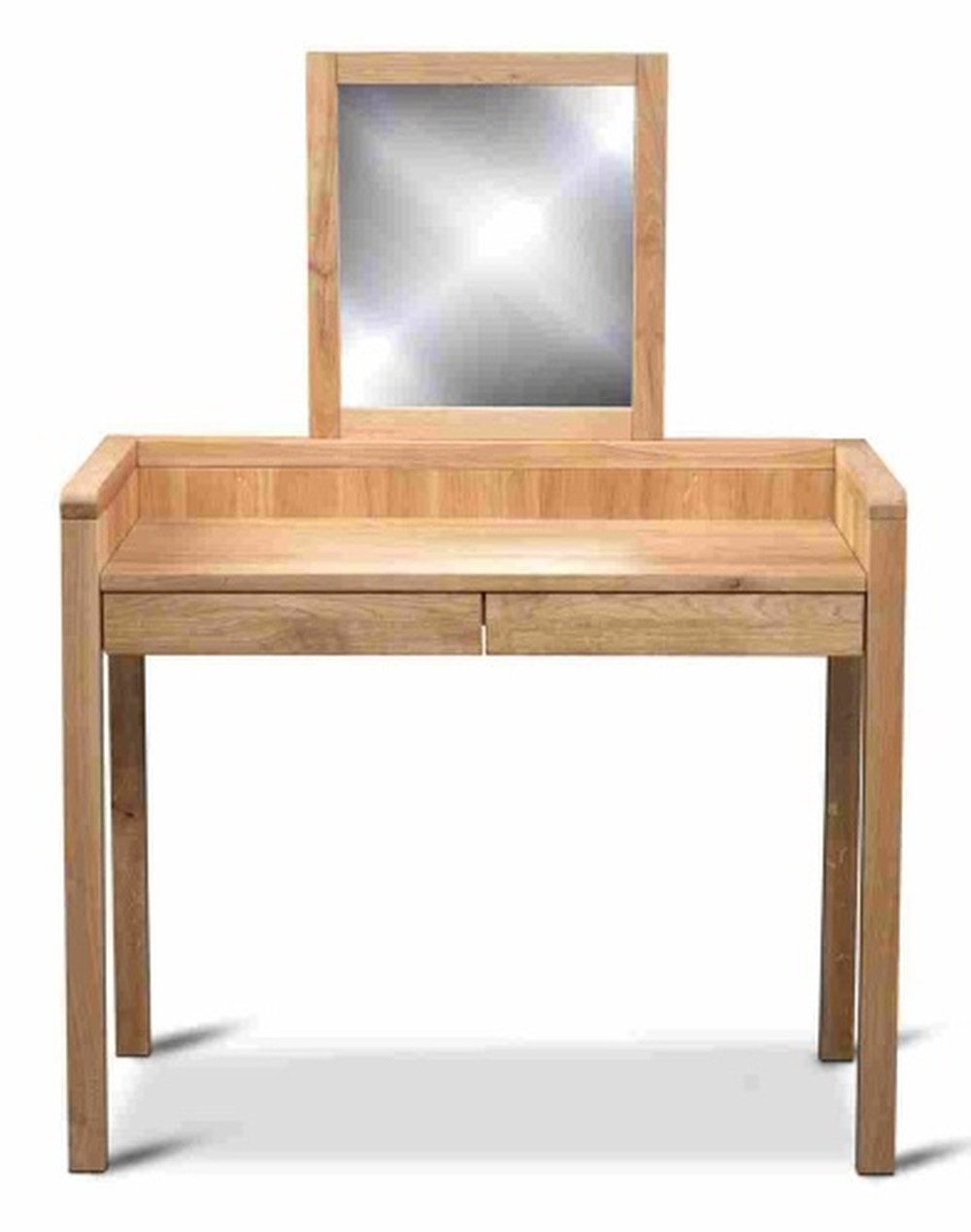 freiraum Schminktisch Riga, in Wildeiche, Massivholz, geölt - 75x45cm (HxT)