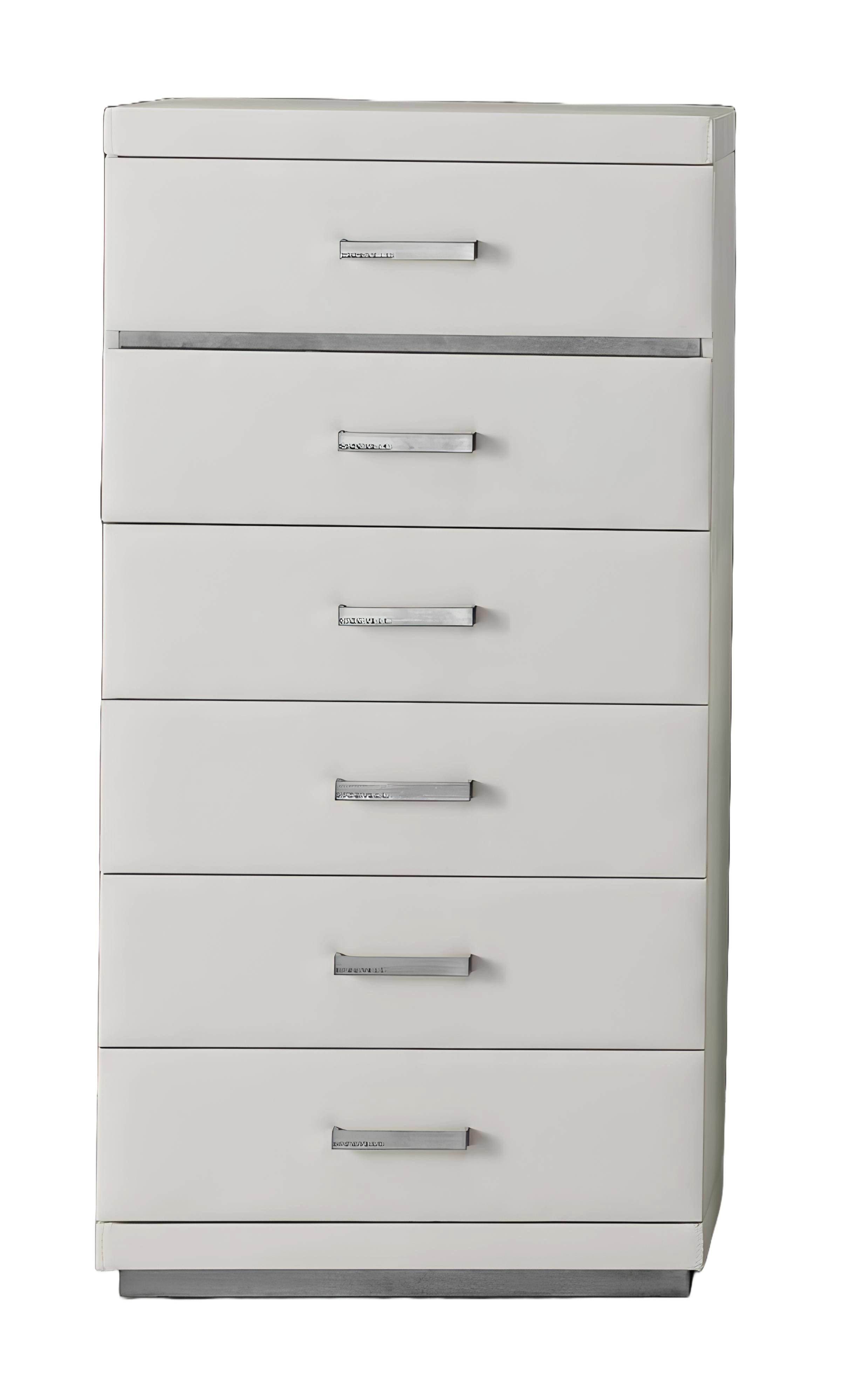 JVmoebel Hochkommode Leder Sideboard mit 6 Schubladen in elegantem Design (1 St., Kommoden), Made in Europa