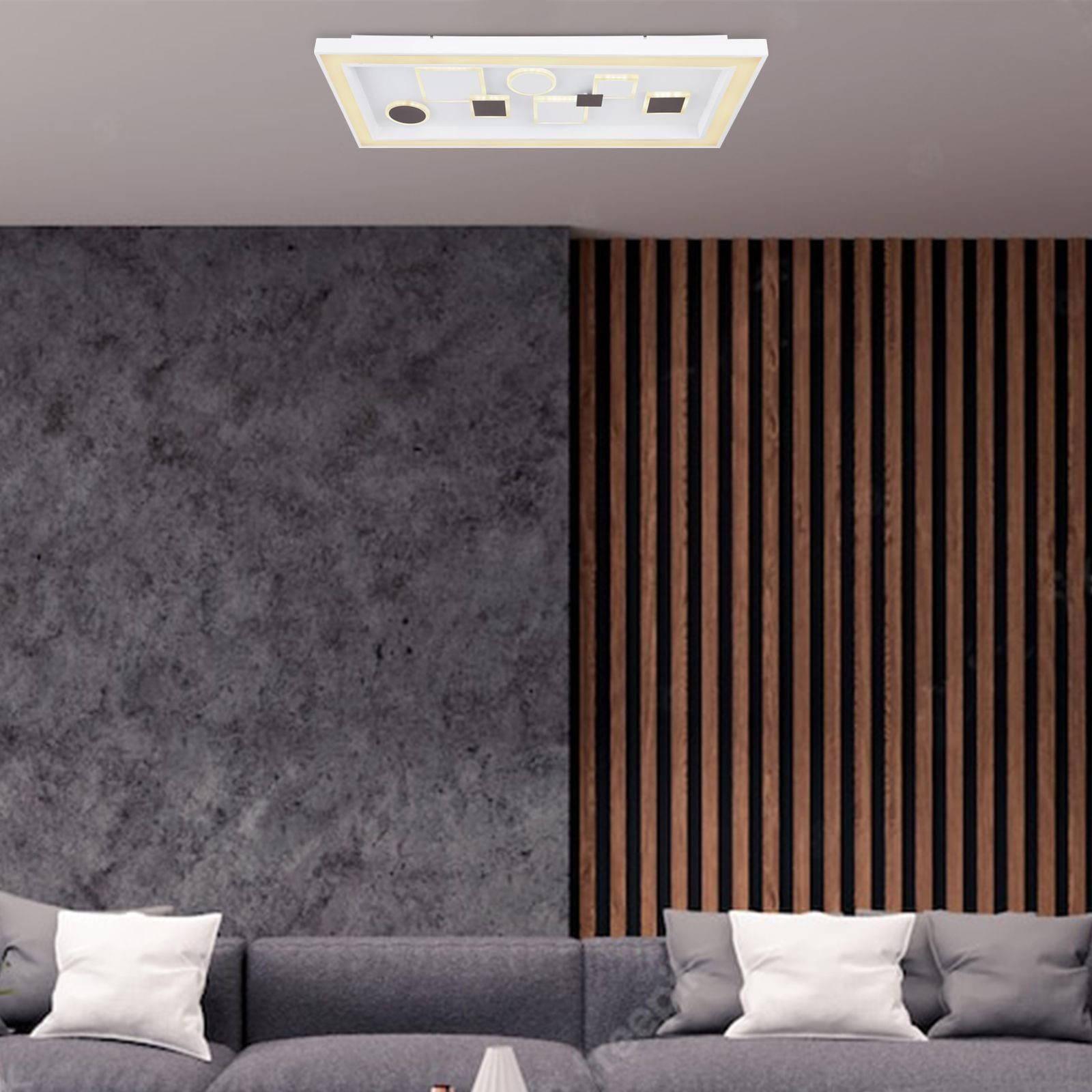Globo Deckenleuchte GLOBO Deckenleuchte Fernbedienung Deckenlampe dimmbar LED Wohnzimmer