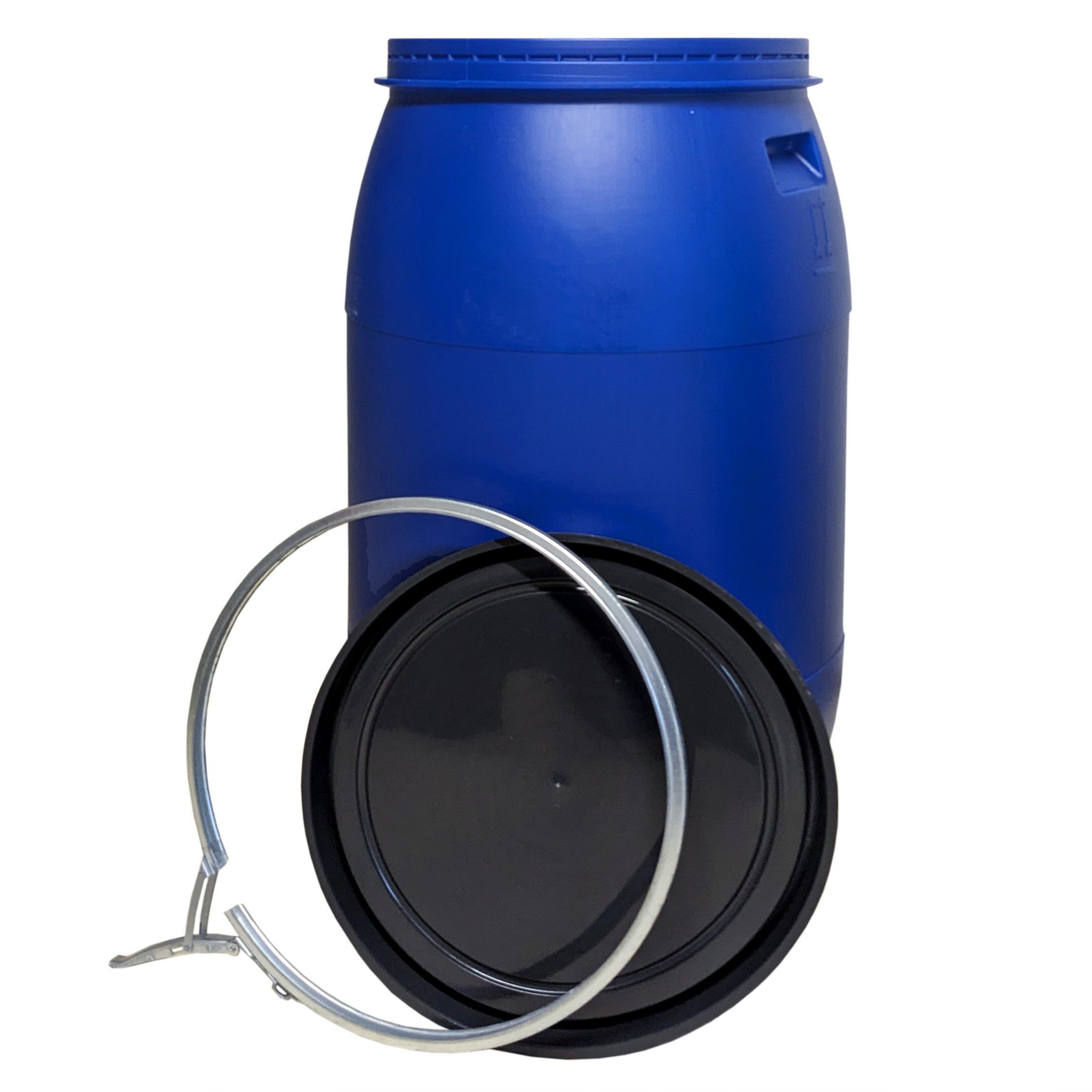Plasteo Regentonne Weithalsfass Lebensmittelecht BPA-Frei Sauerkrautfass BPA-Frei, 220 l, BPA-Frei