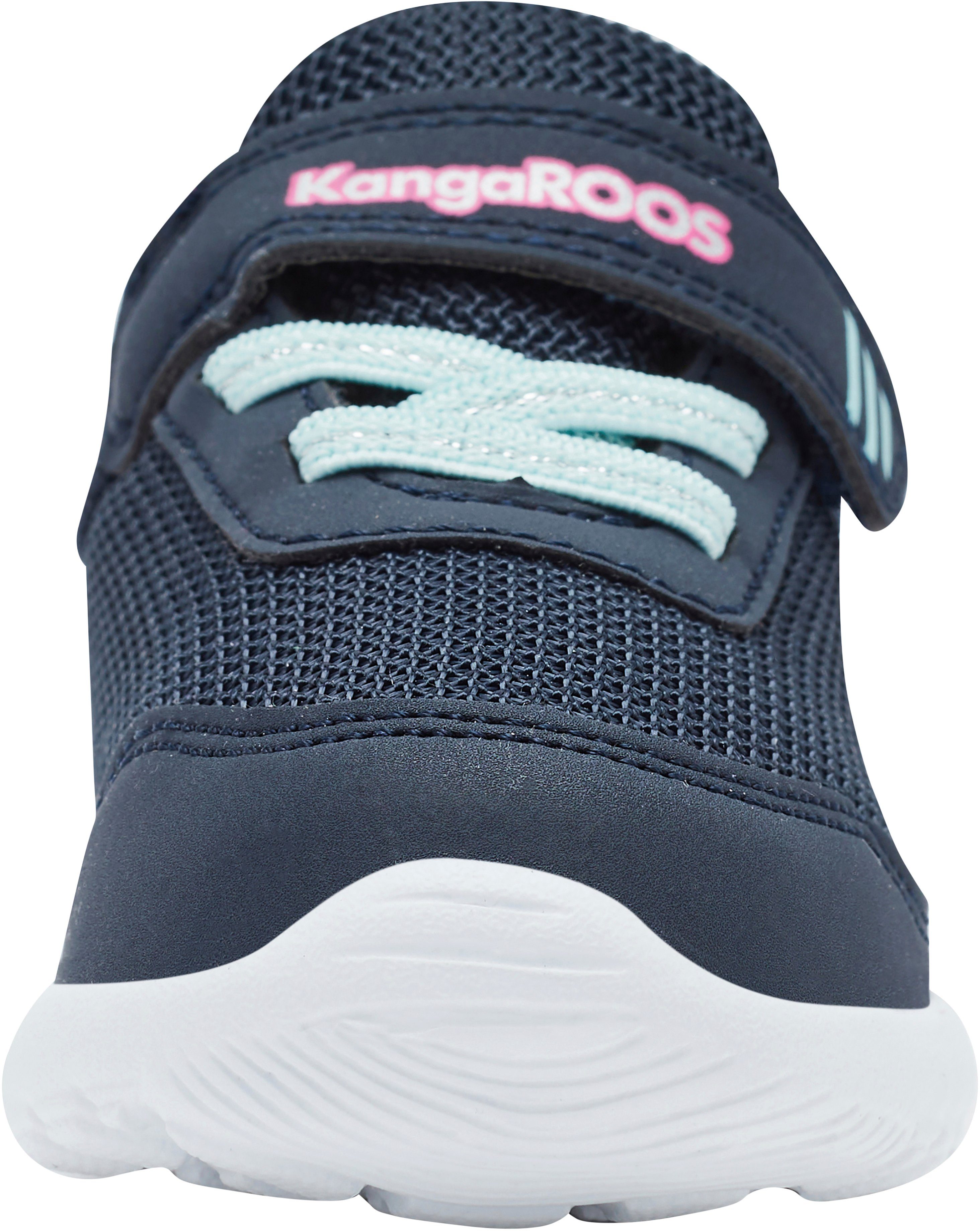 KangaROOS Sneaker navy-pink EV KY-Lilo Klettverschluss mit