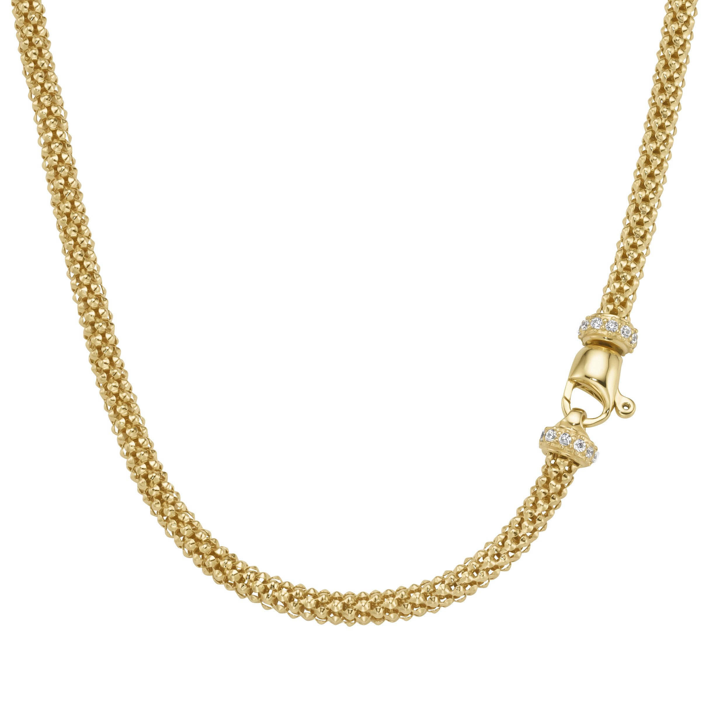 Smart Jewel Collier Himbeerkette mit Zirkonia günstig online kaufen
