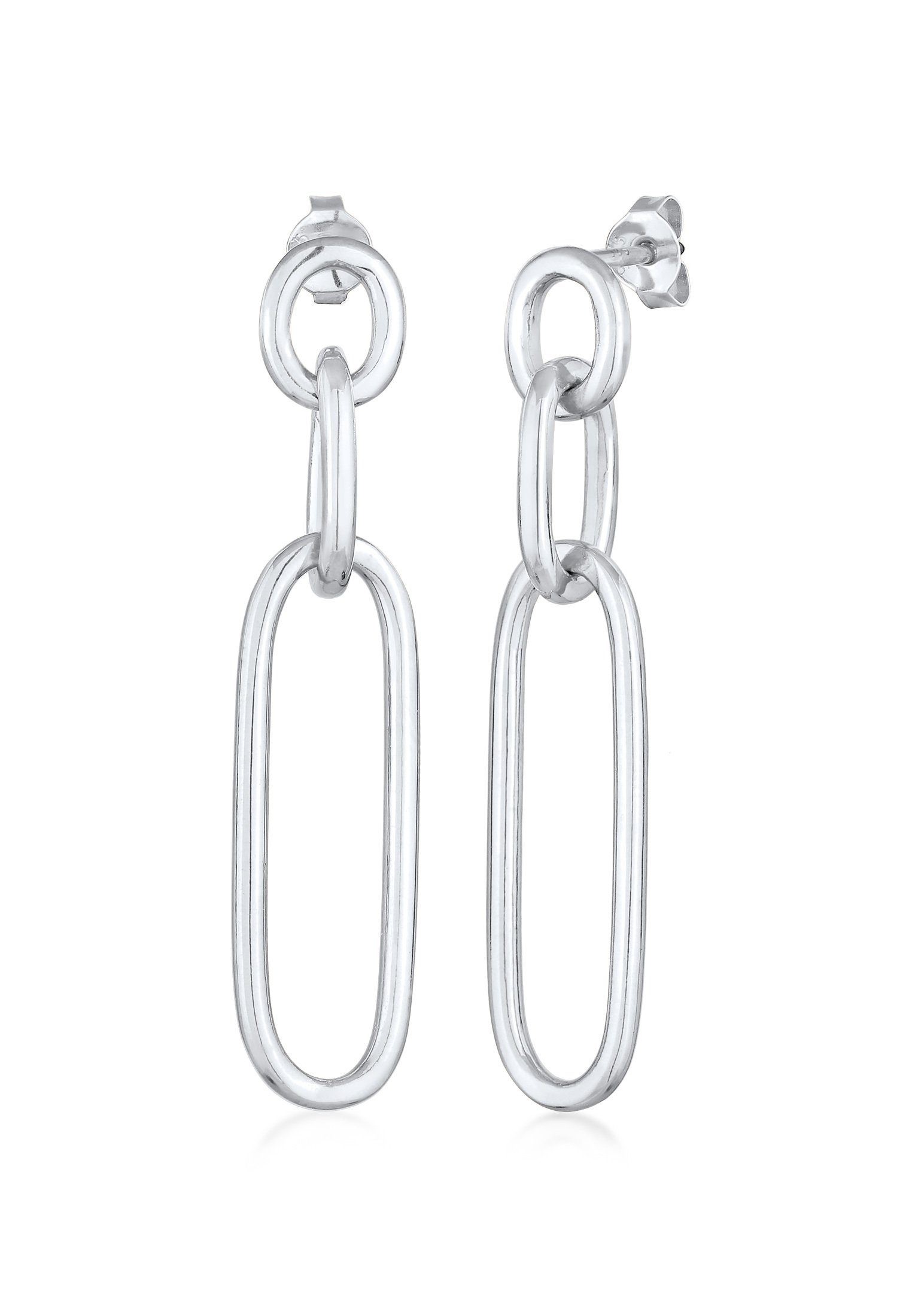 Elli - Oorbellen - Dames Hanger Kwastje Druppel Festival In 925 Sterling Zilver Verguld