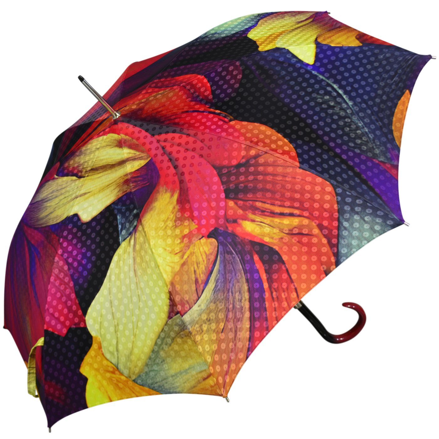doppler MANUFAKTUR Stockregenschirm edler, handgearbeiteter Manufaktur-Regenschirm, einzigartige Designs in leuchtenden Farben