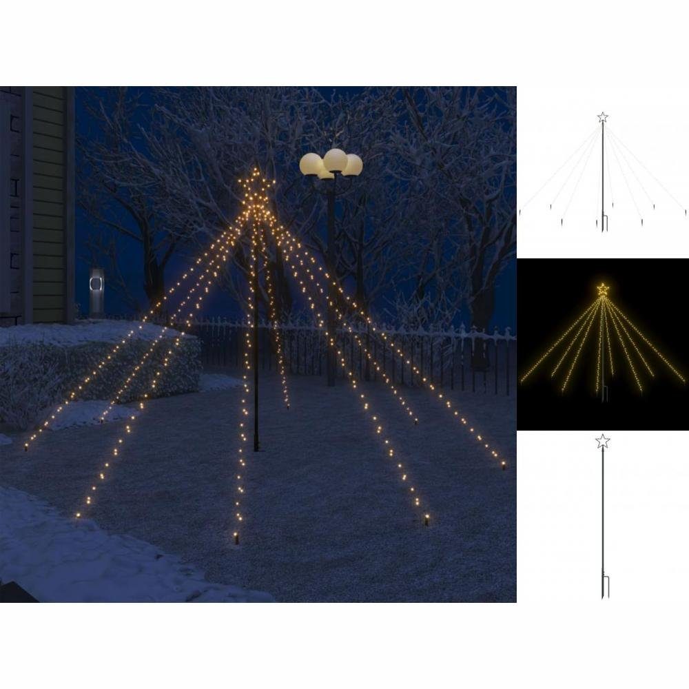 vidaXL Lichterkette LED-Lichterkette Weihnachtsbaum Indoor Outdoor 400 LEDs 2,5 m