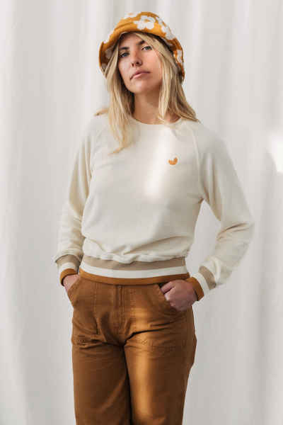 TWOTHIRDS Sweatshirt Katers - Ecru in eleganter Cremefarbe