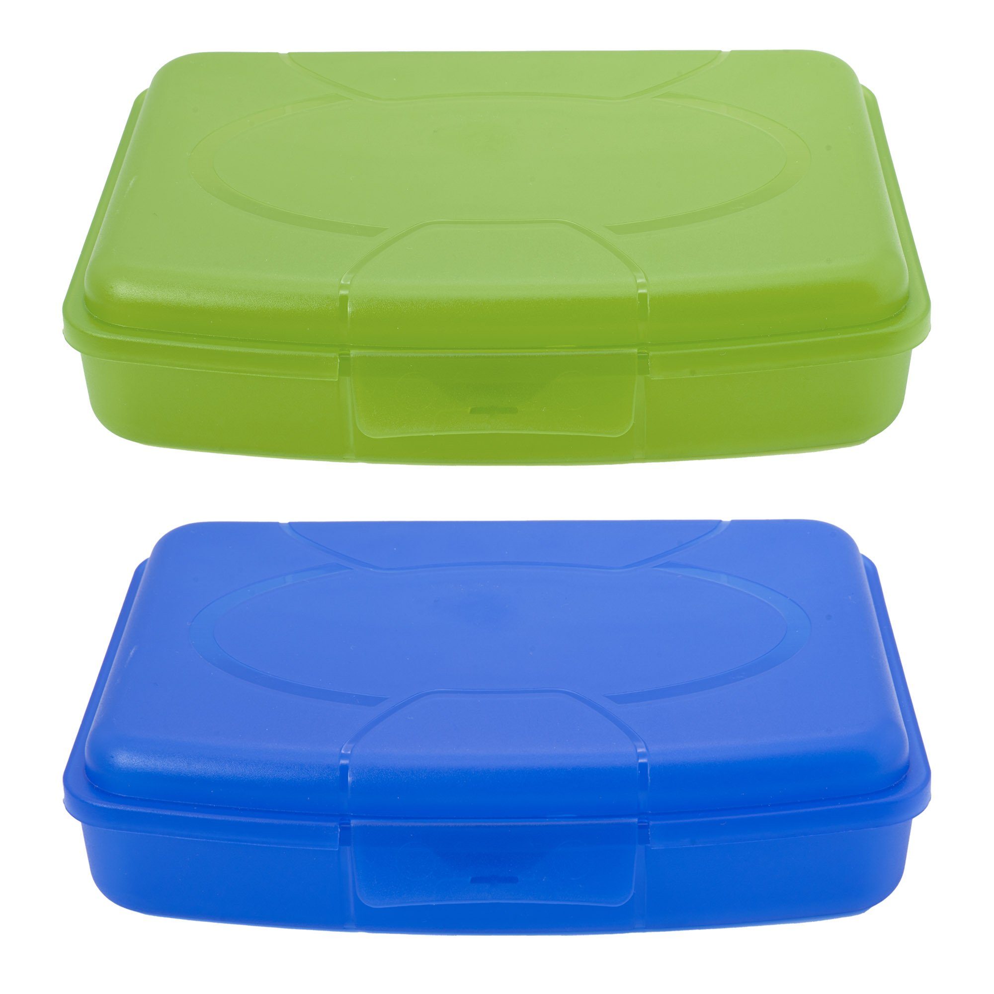 Box, Vorratsdose, Dose, Proviantbox Brotdose Obst, 2x Gemüse, Lunchbox Behälter ALPFA Lunchbox