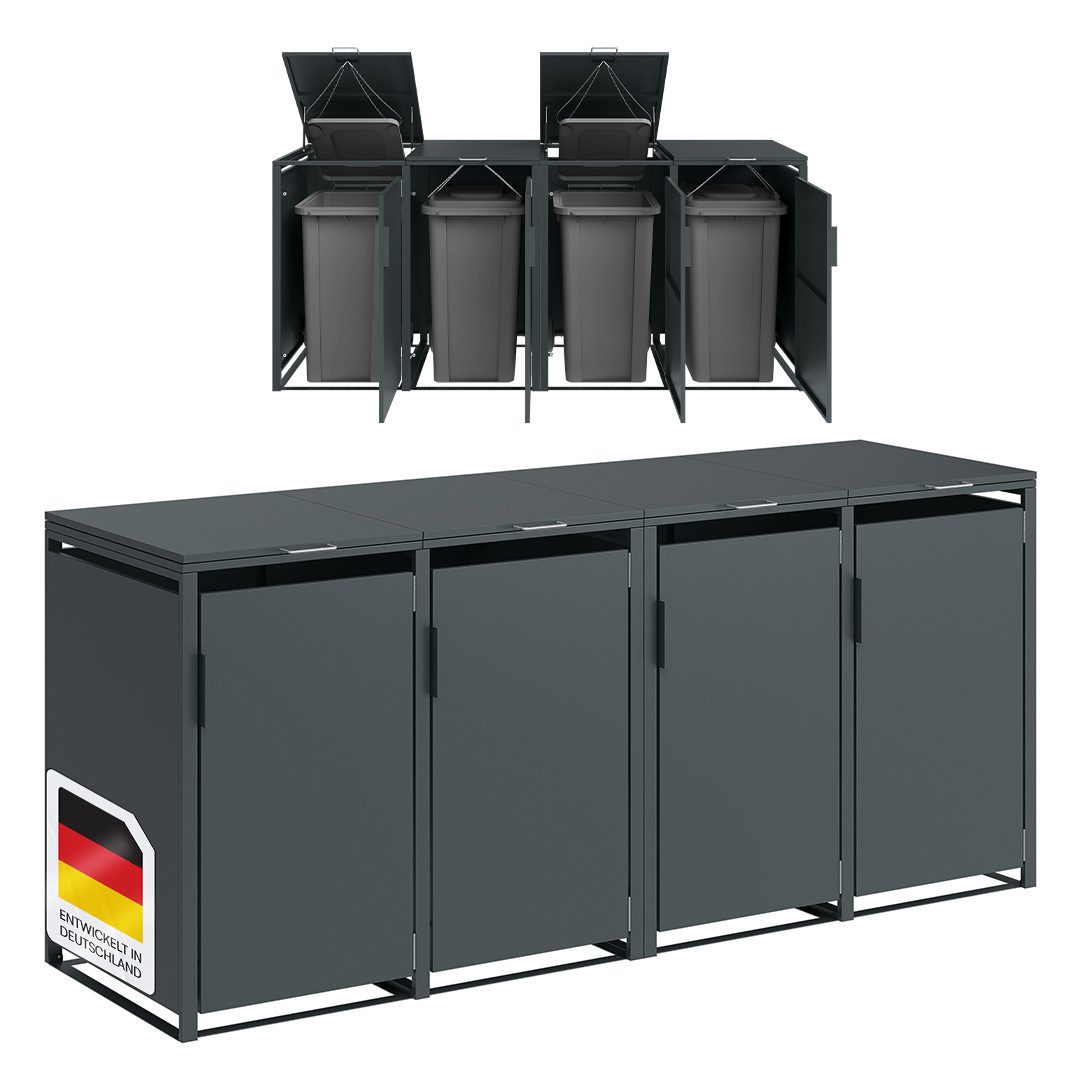 STEELSØN Mülltonnenbox Thoria (für 4 Tonnen günstig online kaufen