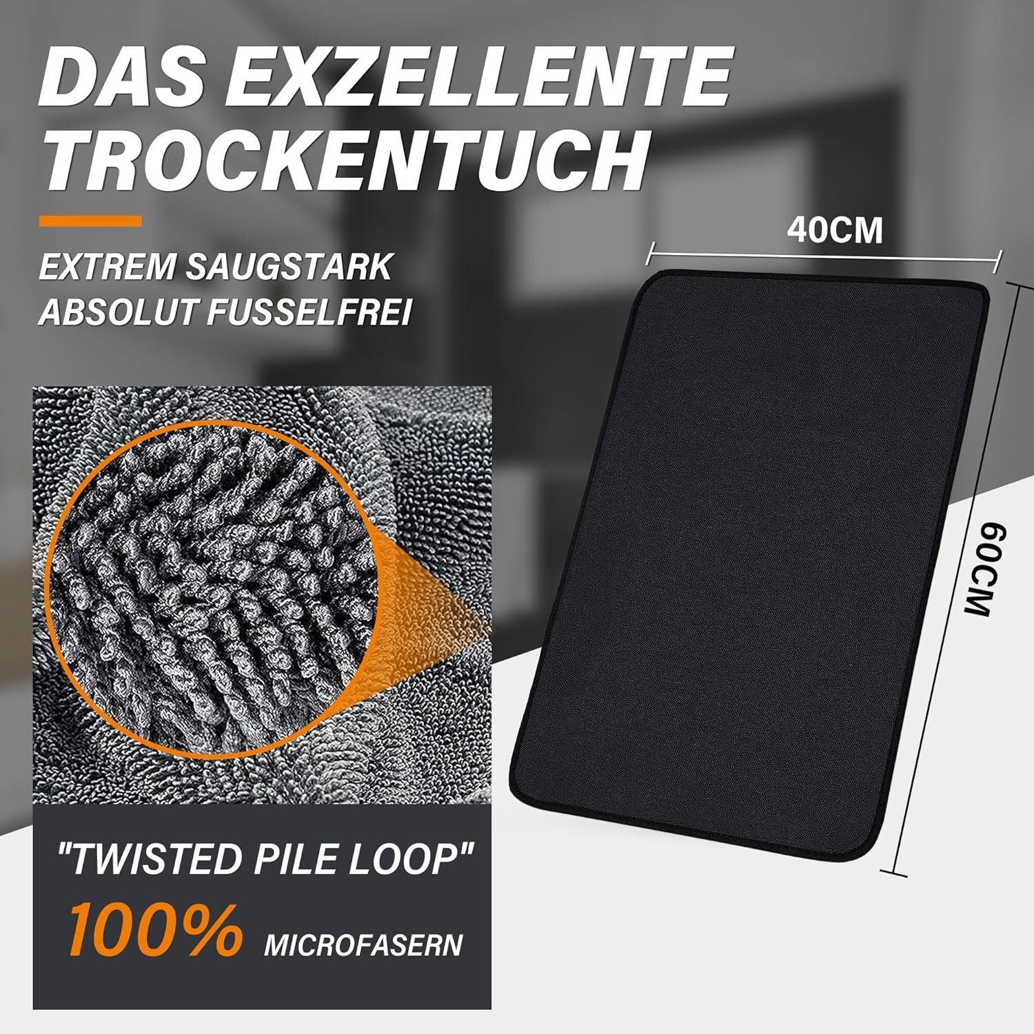Dry Trockentuch Baumwolle Fast Trockentuch, Shiny Duschtücher 40x60cm, Deedlite autolock XXL Bath