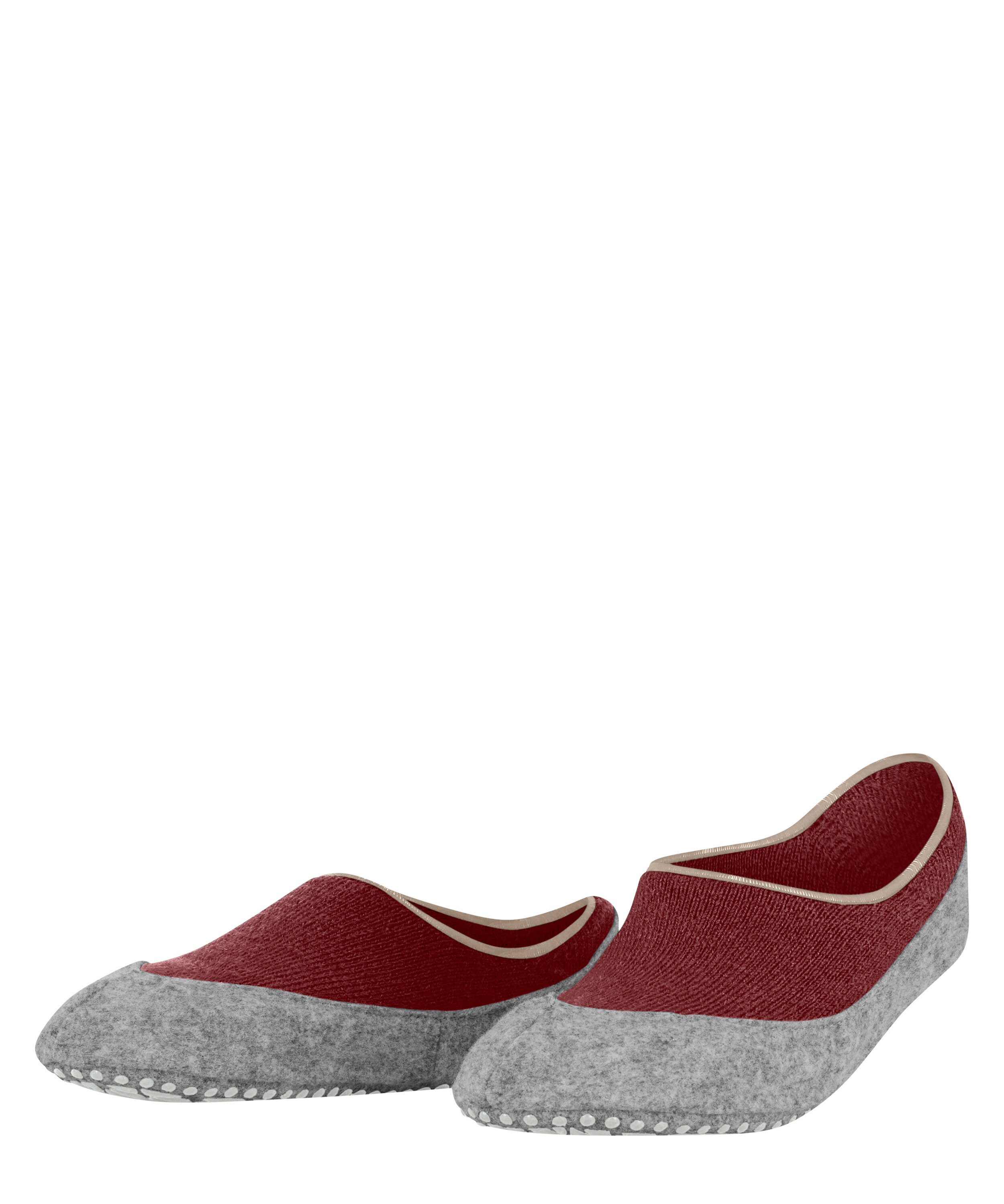 FALKE Socken Cosyshoe Hausschuhe (1-Paar) mit Merinowolle & rutschhemmender Sohle