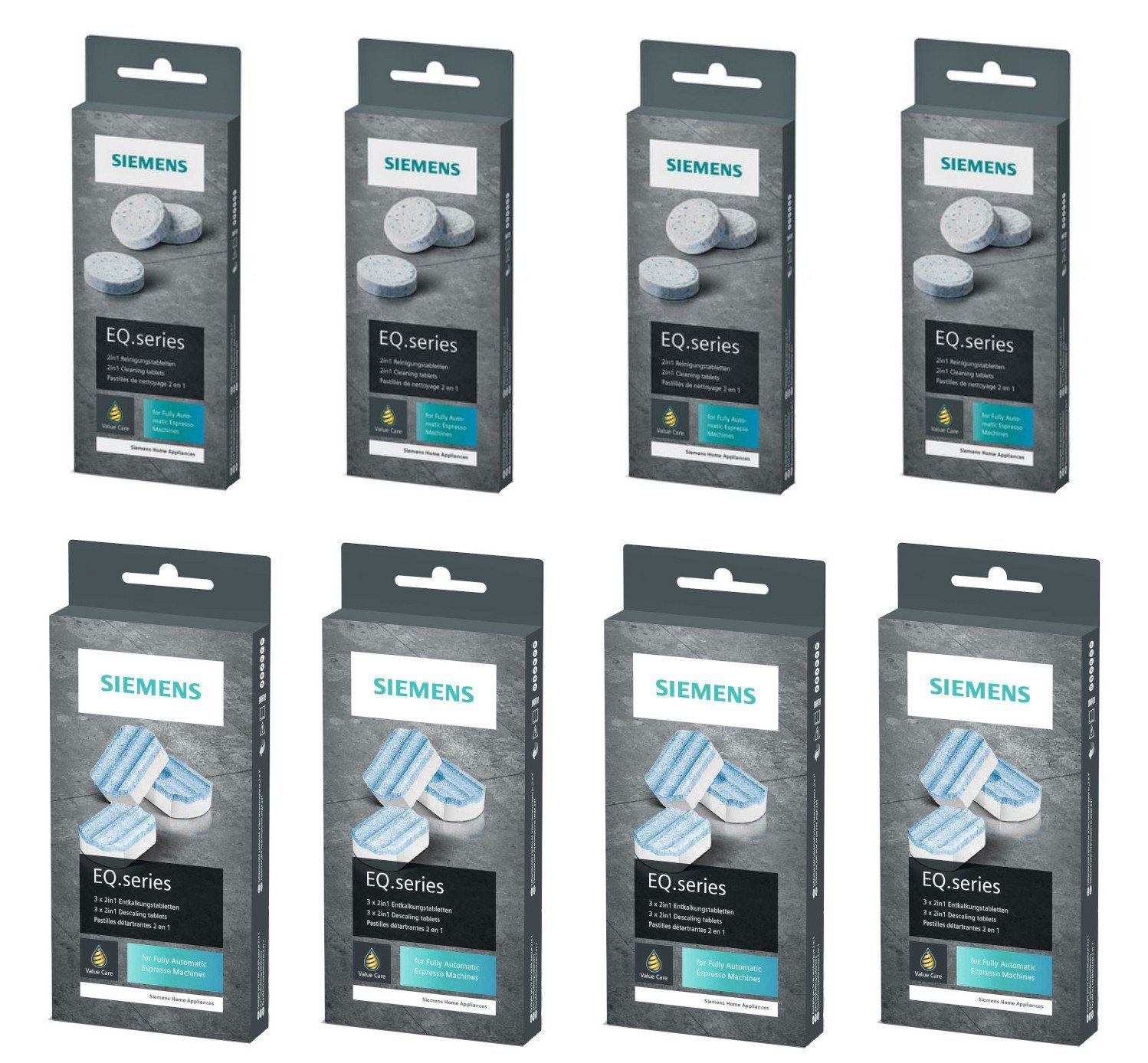 SIEMENS TZ80001 + TZ80002 Pflegeset (SIEMENS, [- TZ80001 + TZ80002 Reinigung und Entkalkung Pflegeset)