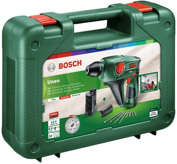 Bosch Home & Garden Bohrhammer Uneo, max. 900 U/min, (Set), inkl. 2 Akkus und Ladegerät