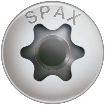 SPAX Spanplattenschraube Edelstahlschraube, (Edelstahl A2, 200 St), 5x25 mm