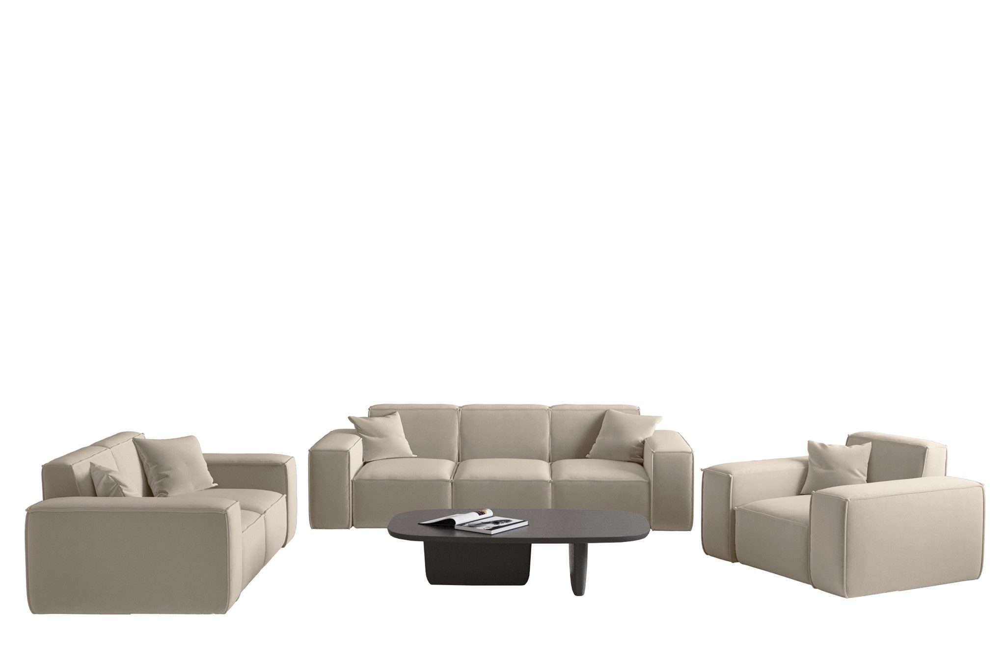 Fun Möbel Polstergarnitur Sofaset Designersofa CELES günstig online kaufen