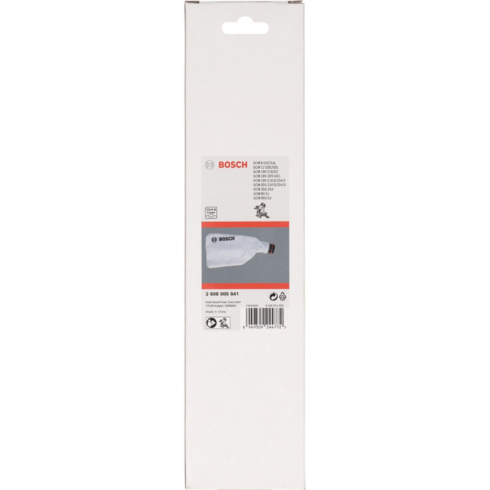 BOSCH Staubsaugerbeutel Bosch Staubbeutel K&G, Click+Clean 290x80x - 2608000841