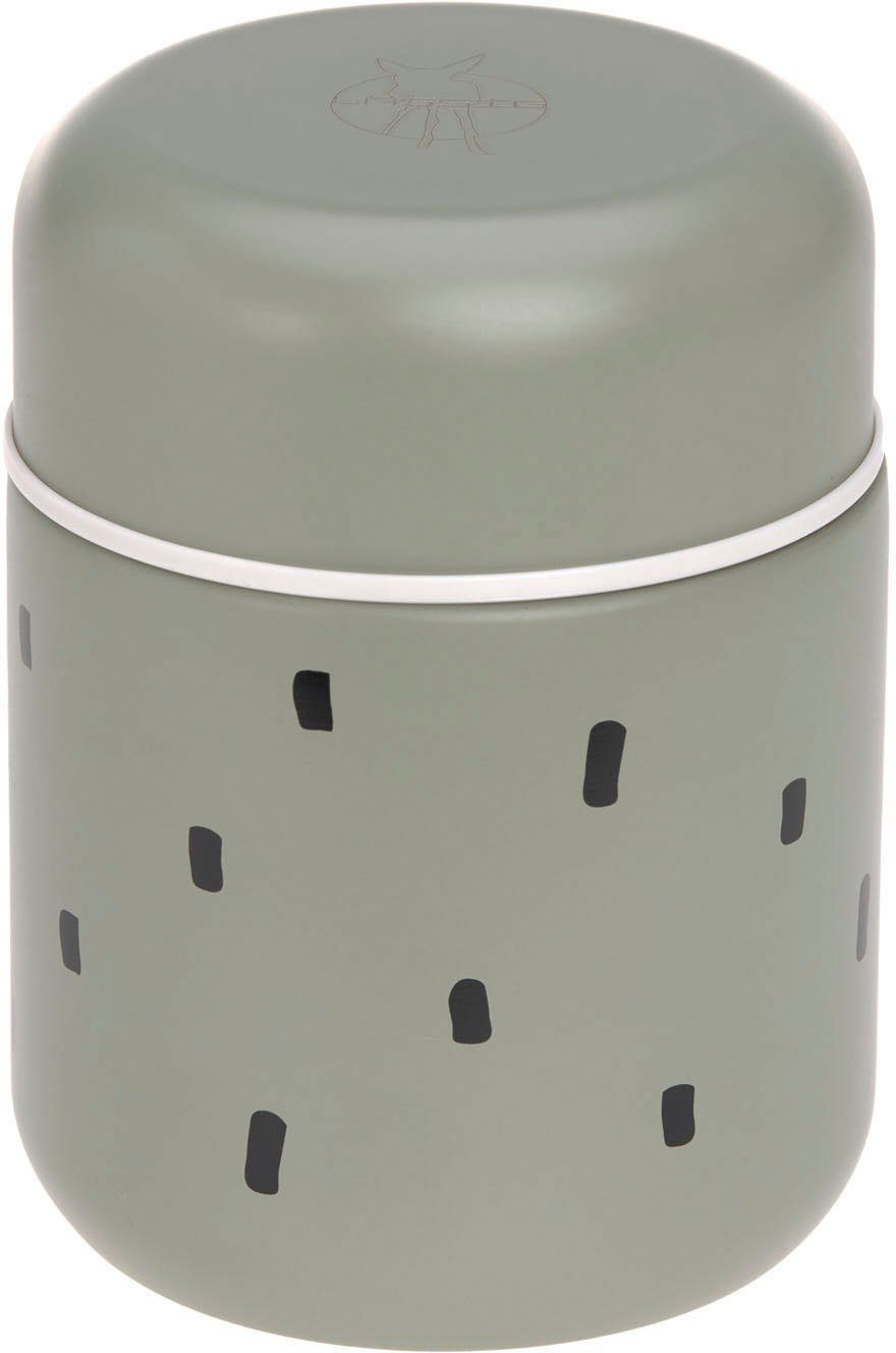 LÄSSIG Thermobehälter Happy Prints, Light Olive, Edelstahl, (1-tlg)
