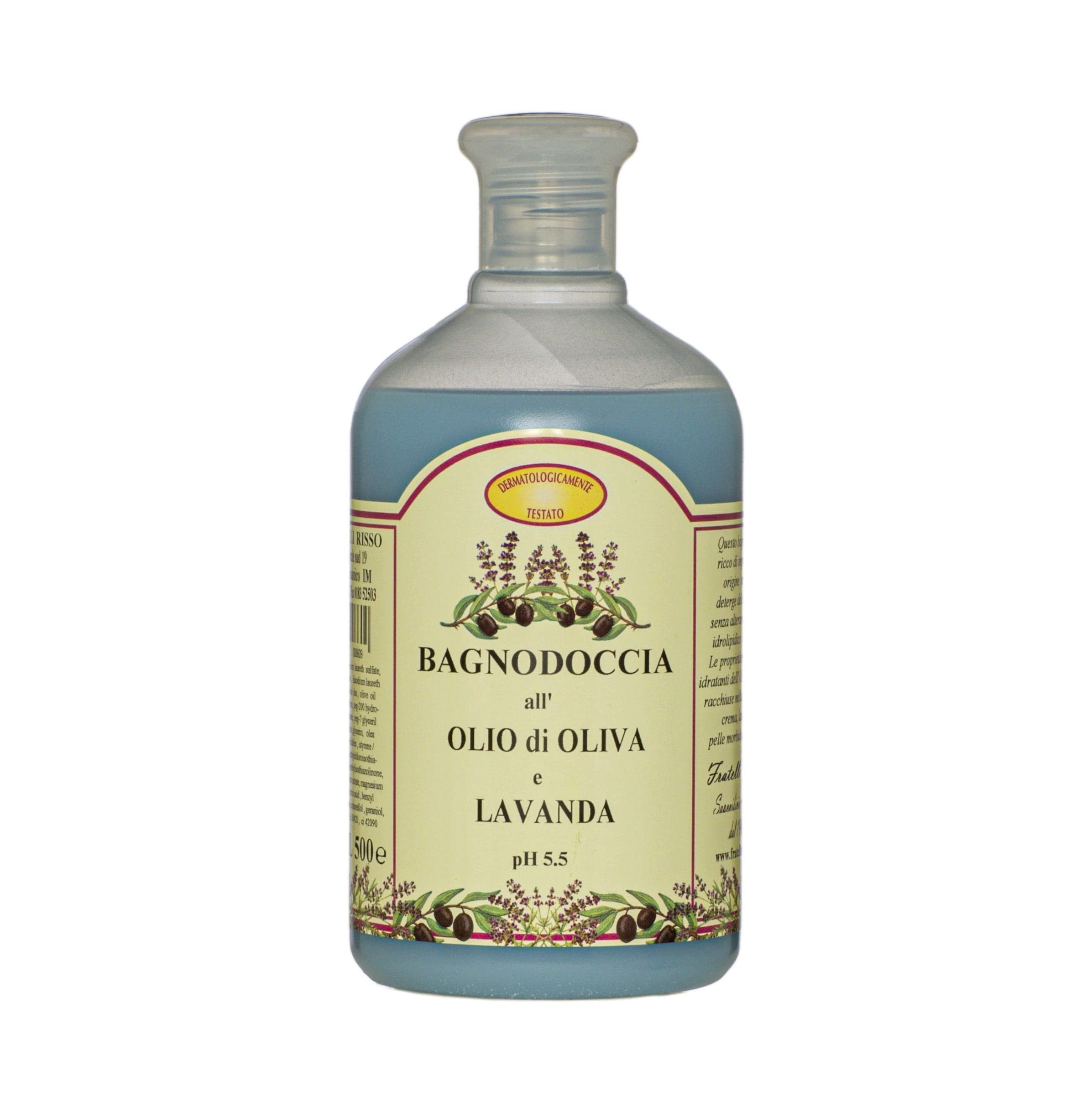 Fratelli Risso Duschgel Duschgel mit Olivenöl und Lavendel - 500ml