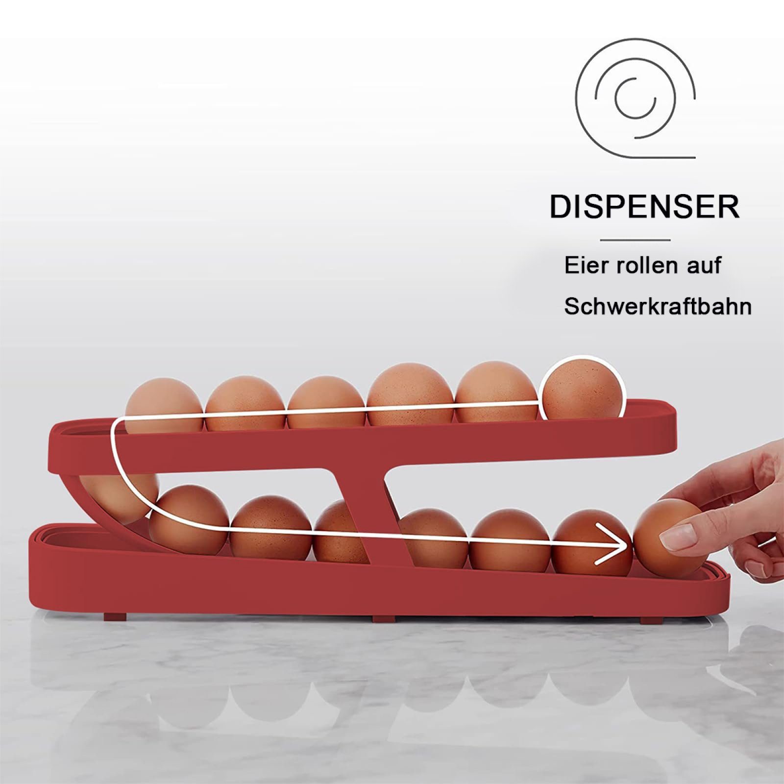 Kühlschrank,EierbehäLter,für für den Kühlschrank Rollender Jormftte Eierhalter Vorratsdose