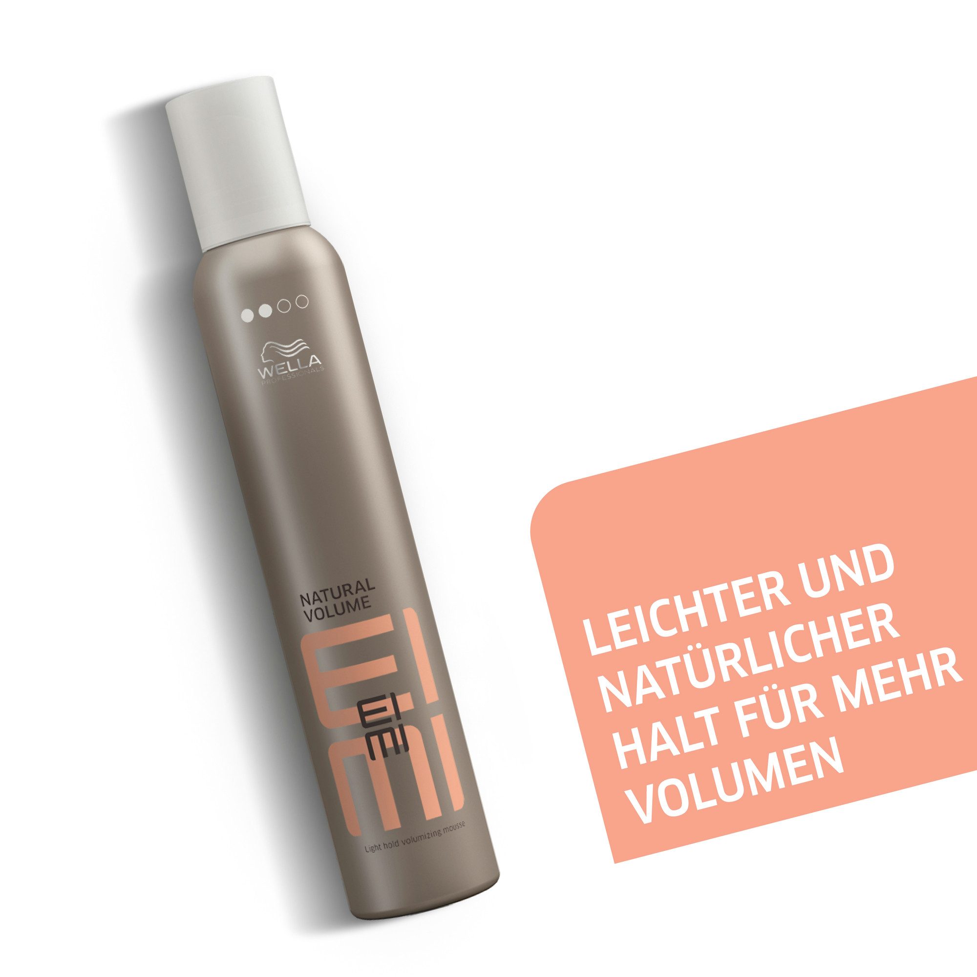 Wella Professionals Haarmousse EIMI NATURAL VOLUME, mehr Volumen, leichter Halt, flexibles Styling